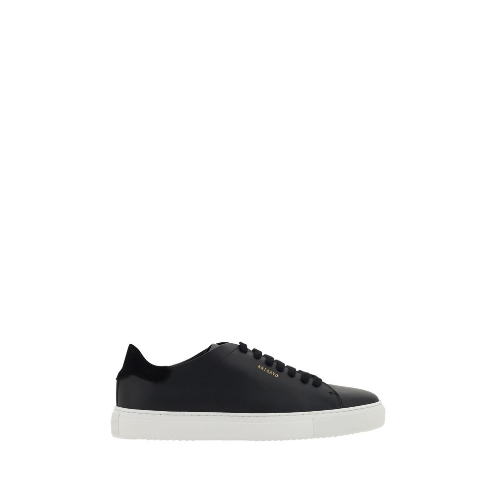 Baskets basses Axel Arigato en cuir de veau noir Bos Taurus