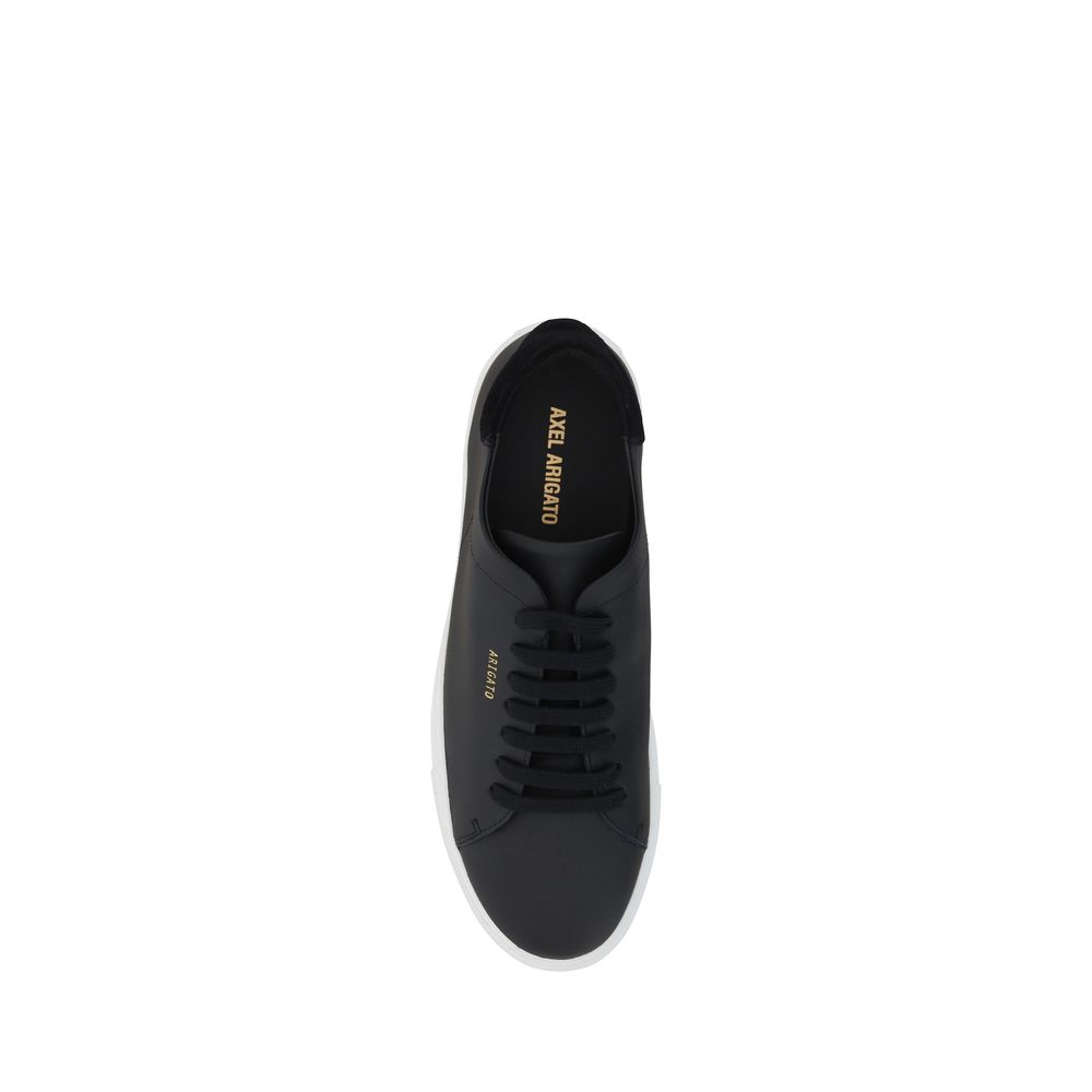 Baskets basses Axel Arigato en cuir de veau noir Bos Taurus