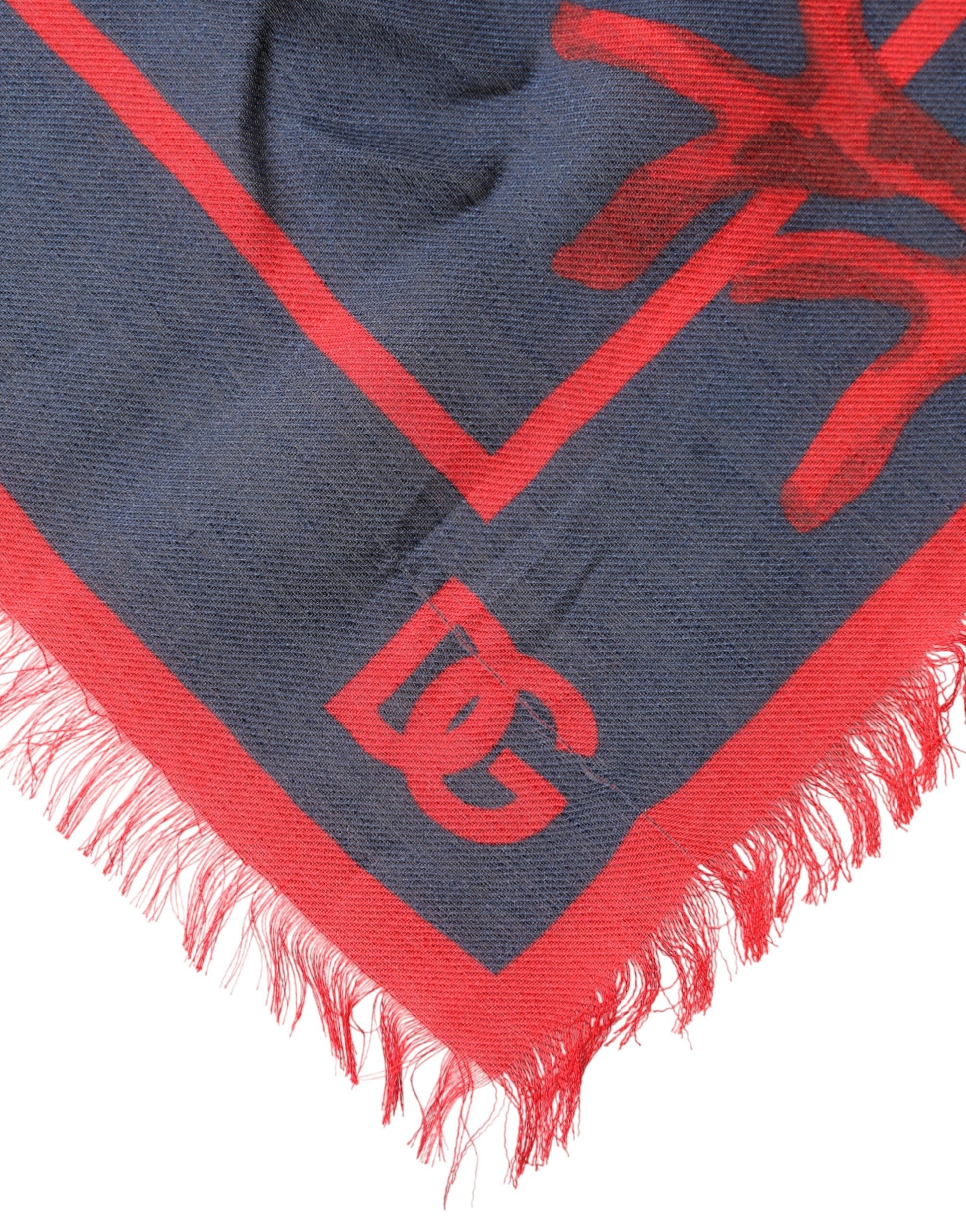 Dolce & Gabbana Blue Scarf for Men detail view