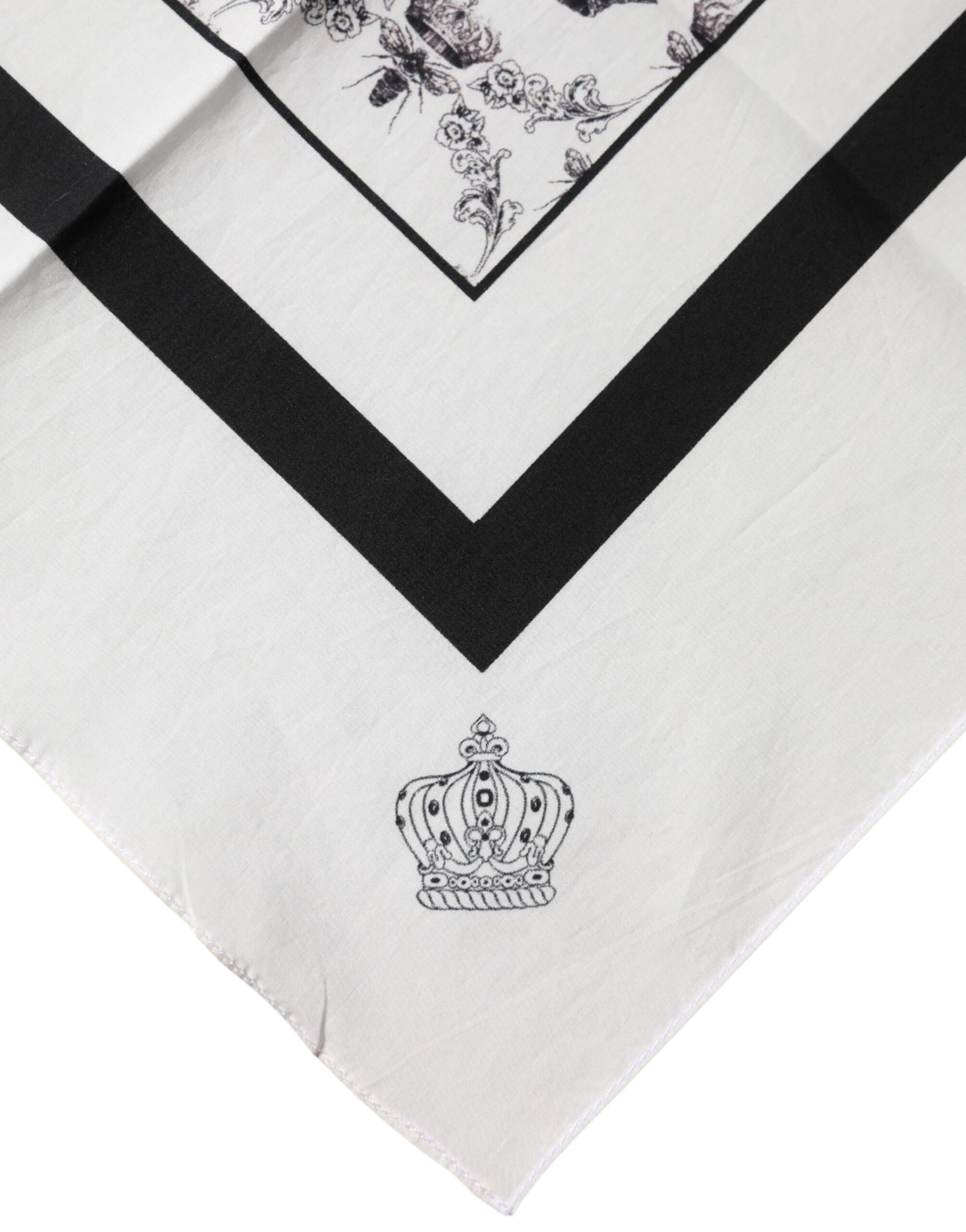 Dolce & Gabbana White Scarf for Men side view