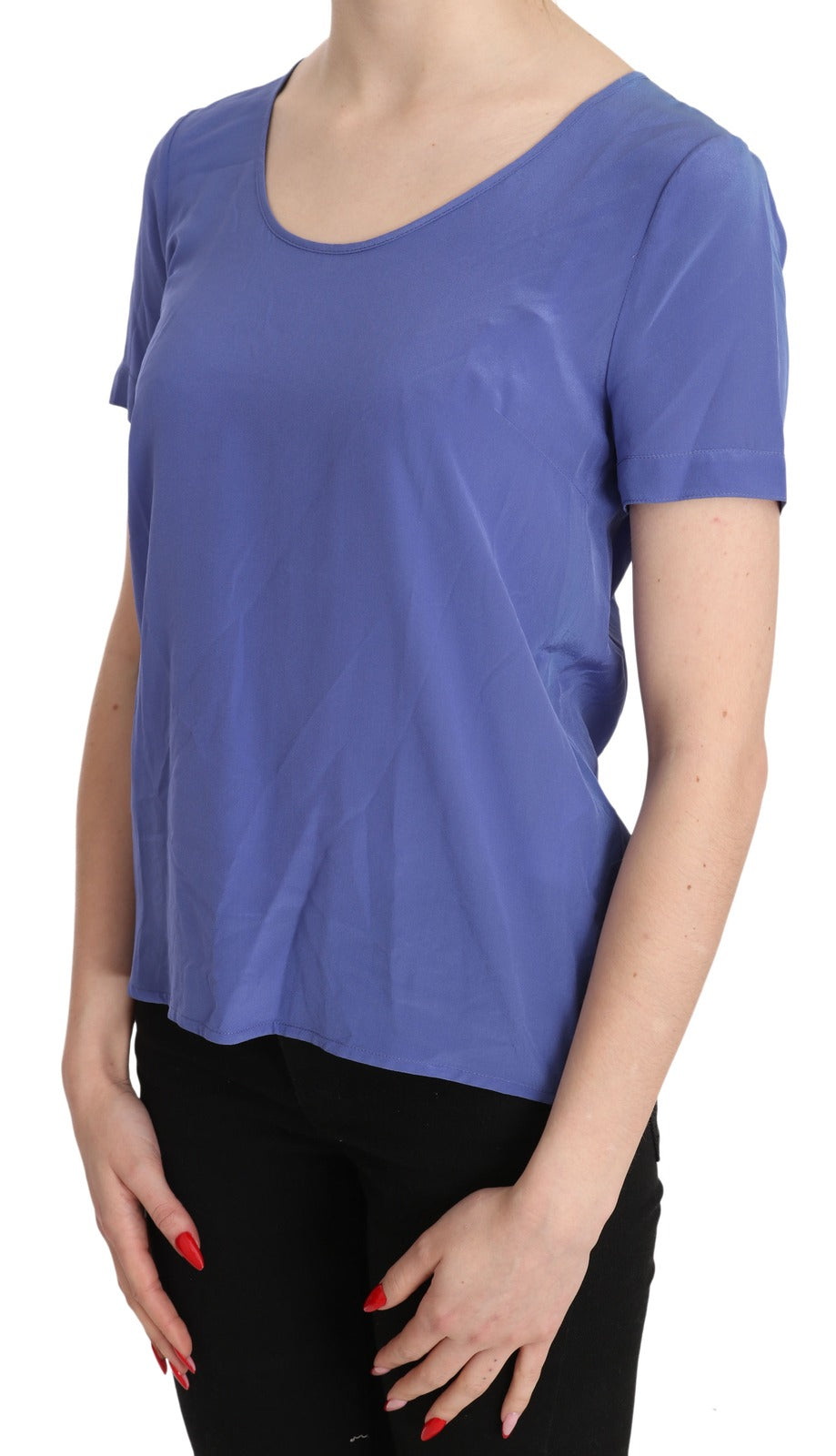 Patrizia Pepe Purple Blouse for Women side view