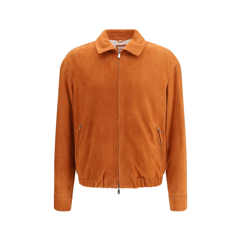 Brunello Cucinelli Multicolor Leather Jackets for Men