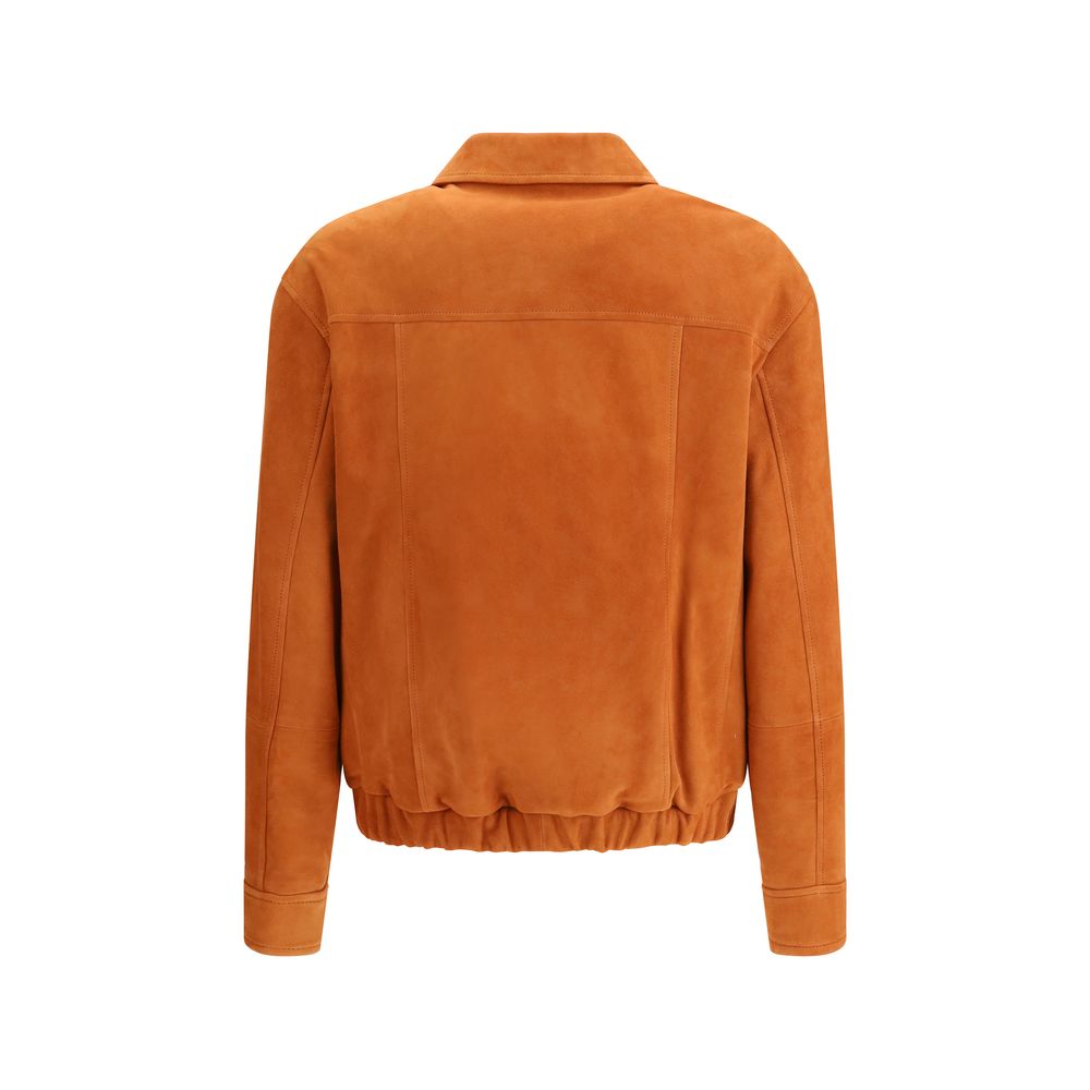 Brunello Cucinelli Multicolor Leather Jackets for Men alternate view