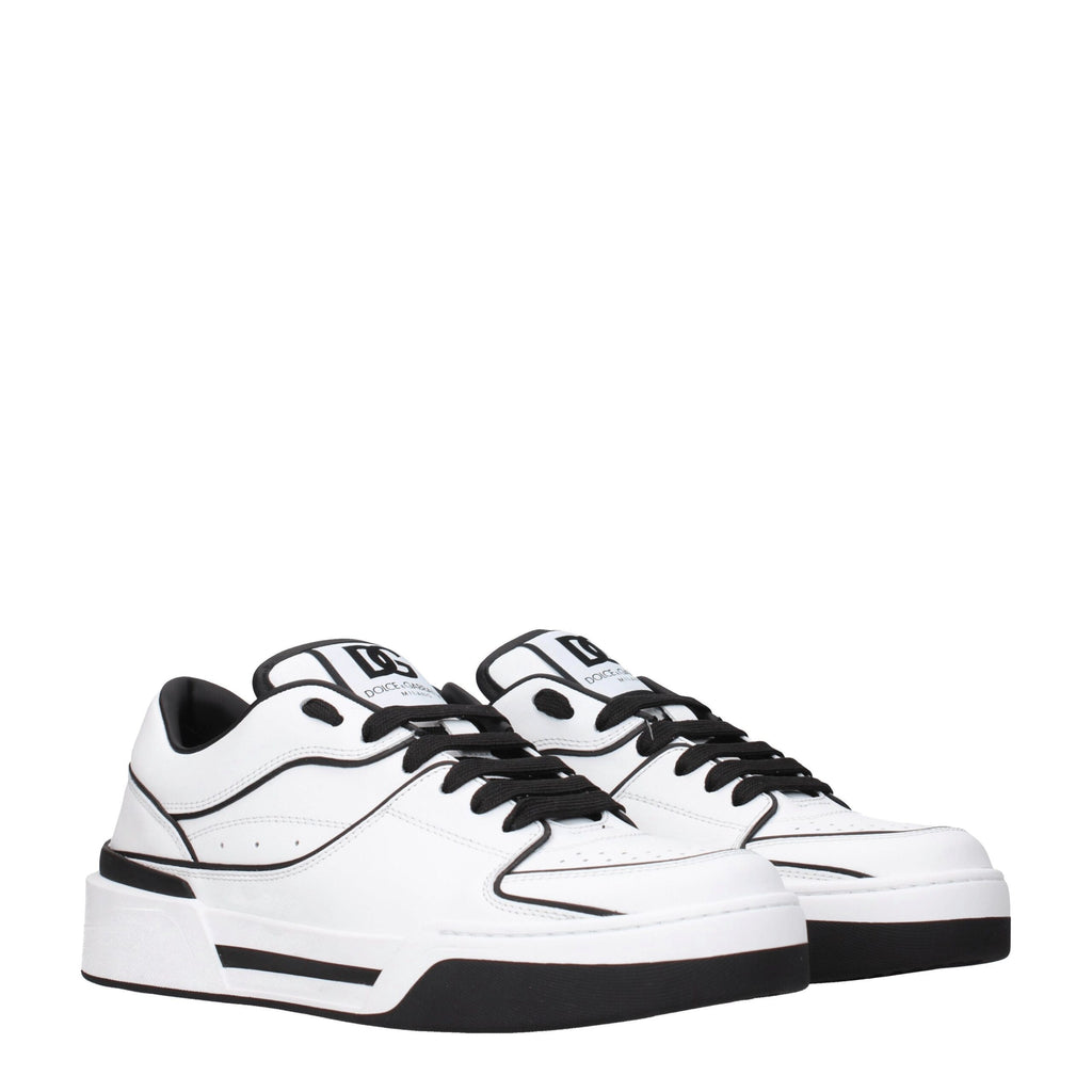Baskets Dolce & Gabbana en cuir blanc