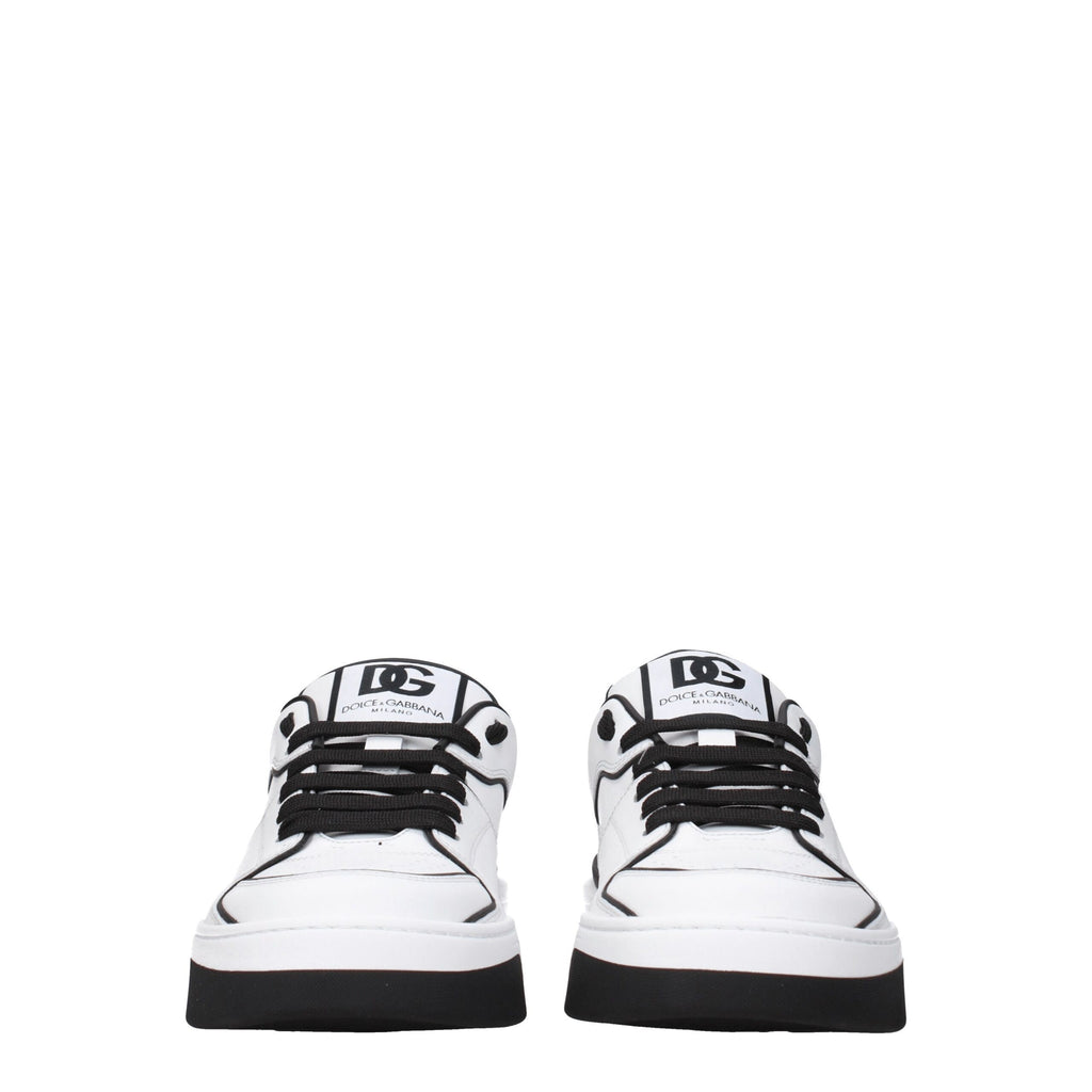 Baskets Dolce & Gabbana en cuir blanc