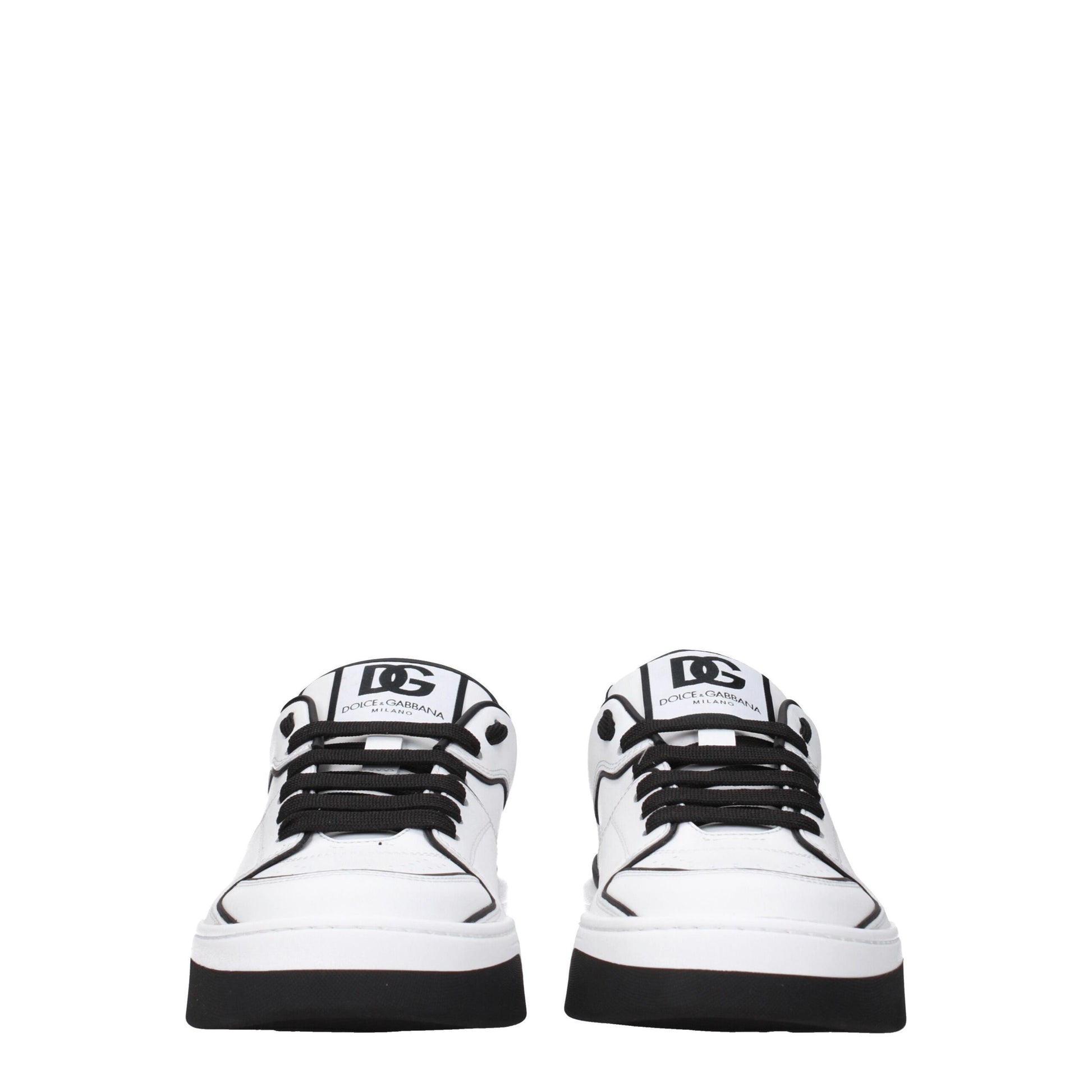 Baskets Dolce & Gabbana en cuir blanc