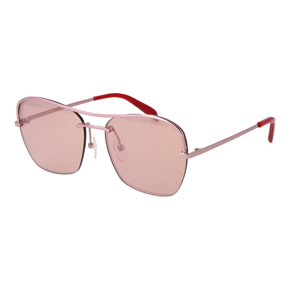 Emilio Pucci Gold Sunglasses for Women