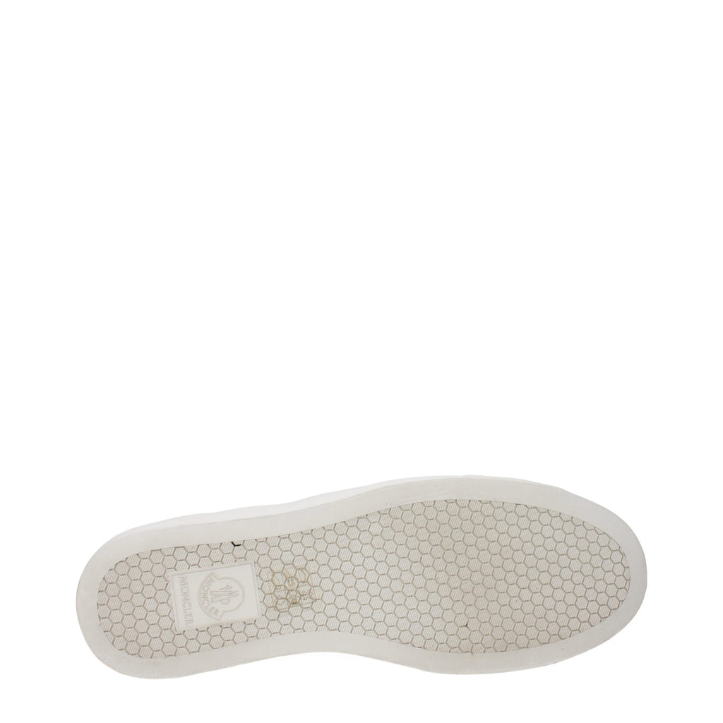 Moncler Blue Leather Low Top Sneakers