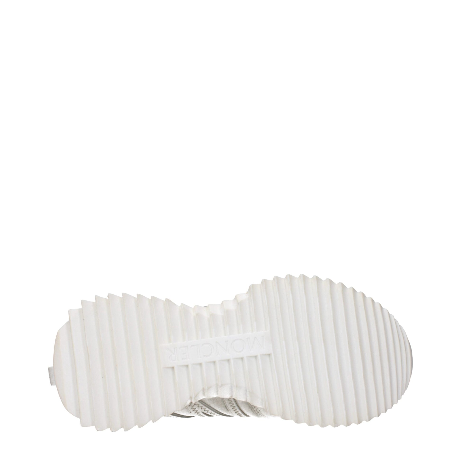 Moncler Beige Leather Low Top Sneakers