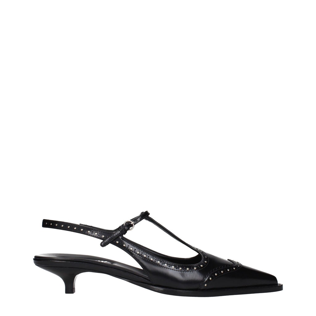 Miu Miu Black Mid Heel for Women