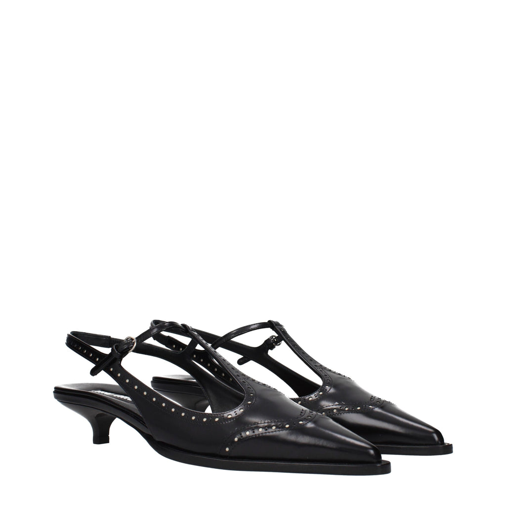 Miu Miu Black Mid Heel for Women alternate view