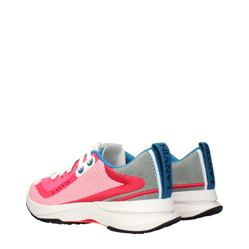 Lanvin Pink Athletic Sneakers for Men side view