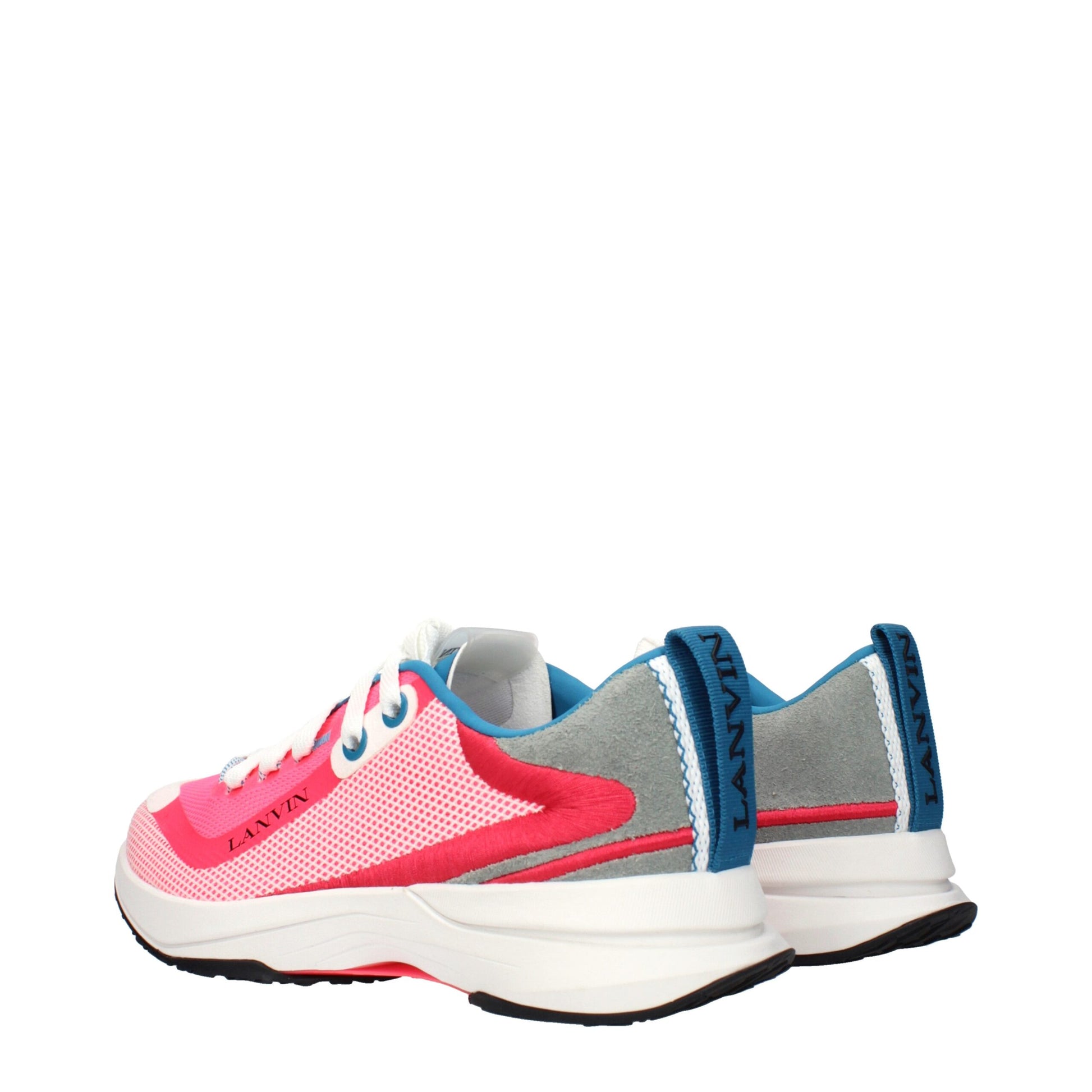Lanvin Pink Athletic Sneakers for Men side view