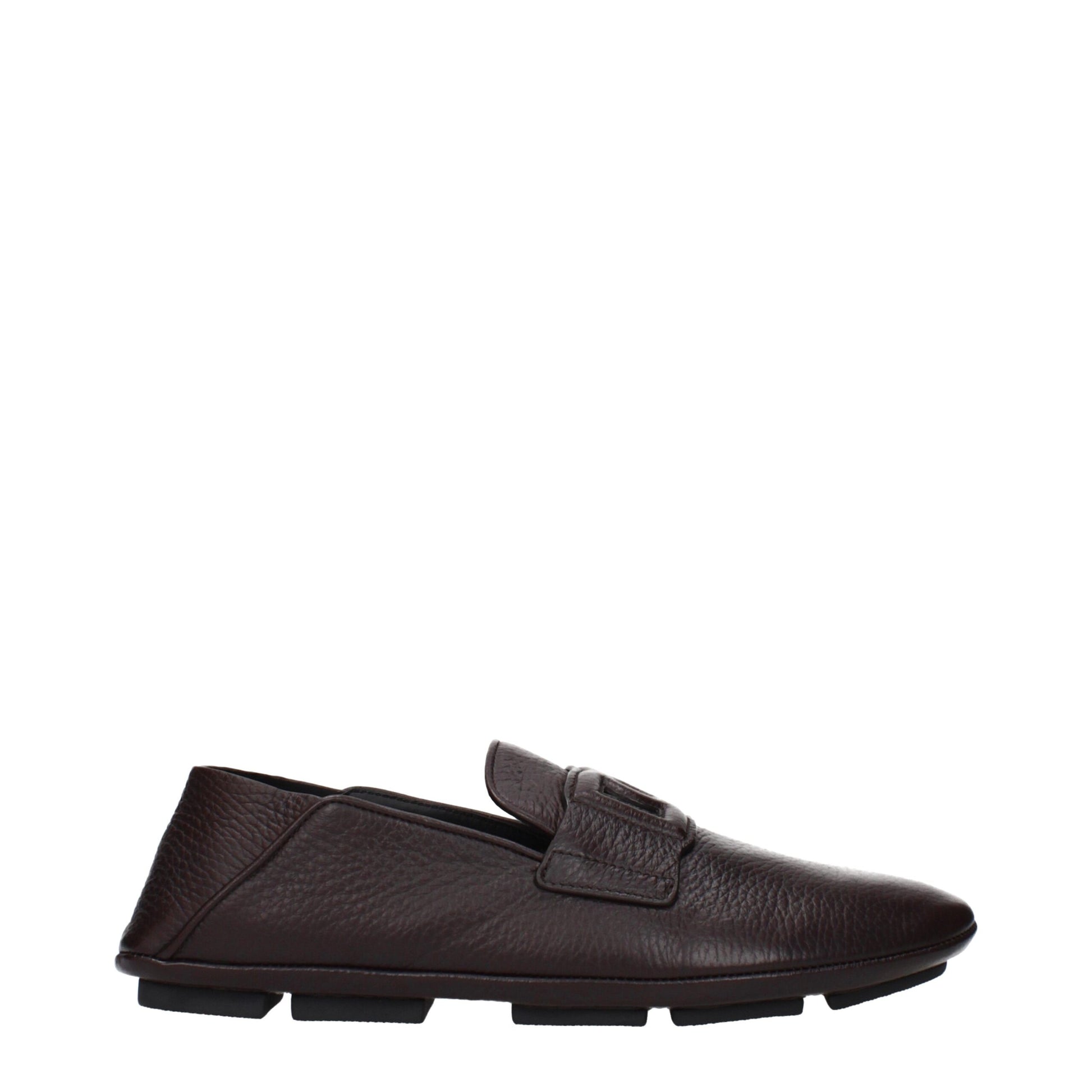 Dolce & Gabbana Brown Slip On Loafers for Men