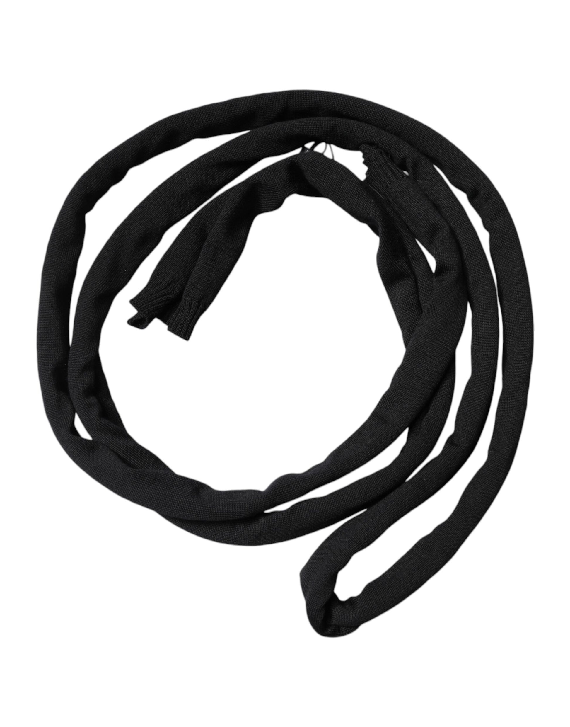 Dolce & Gabbana Black Scarf for Men side view