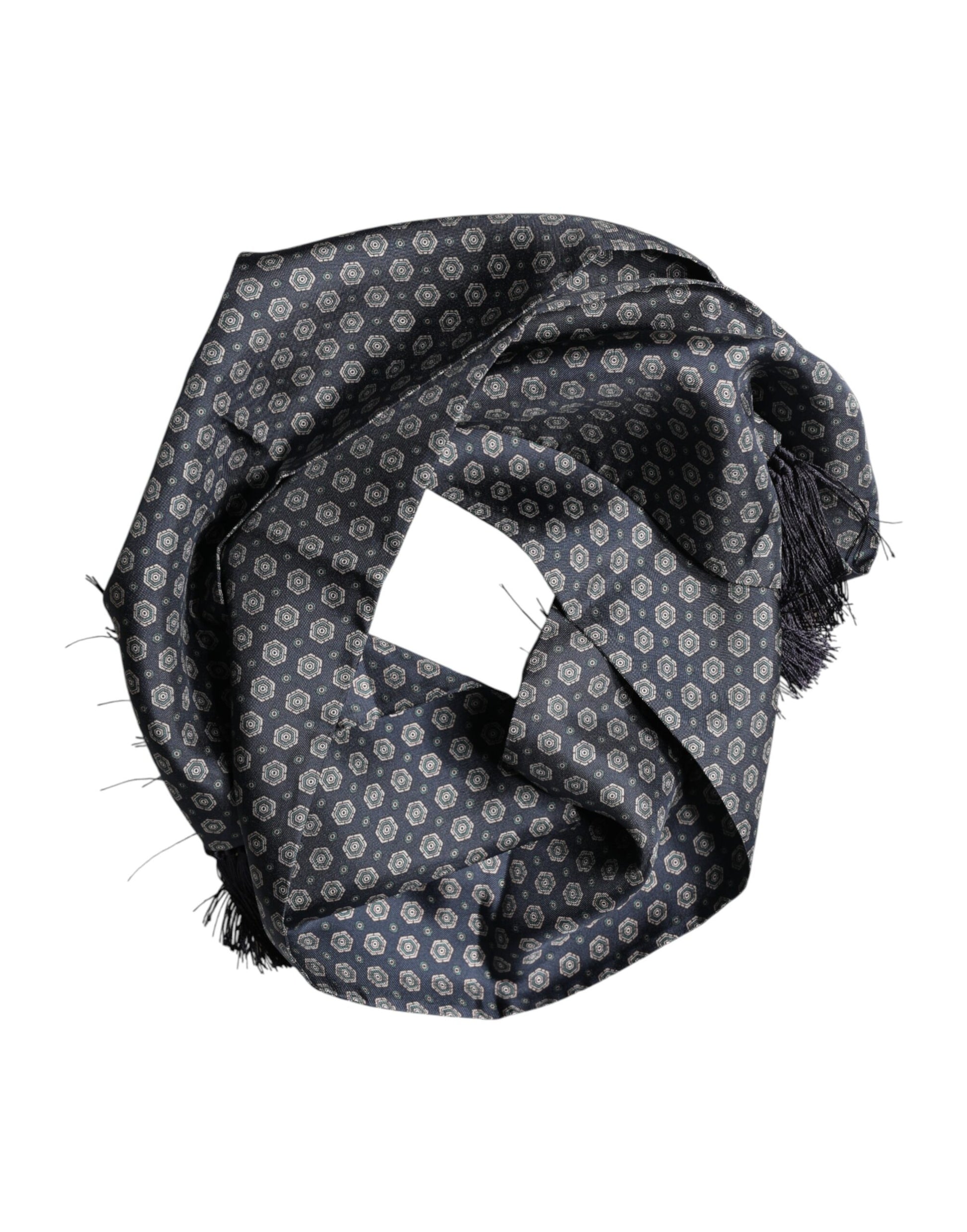 Dolce & Gabbana Blue Scarf for Men side view