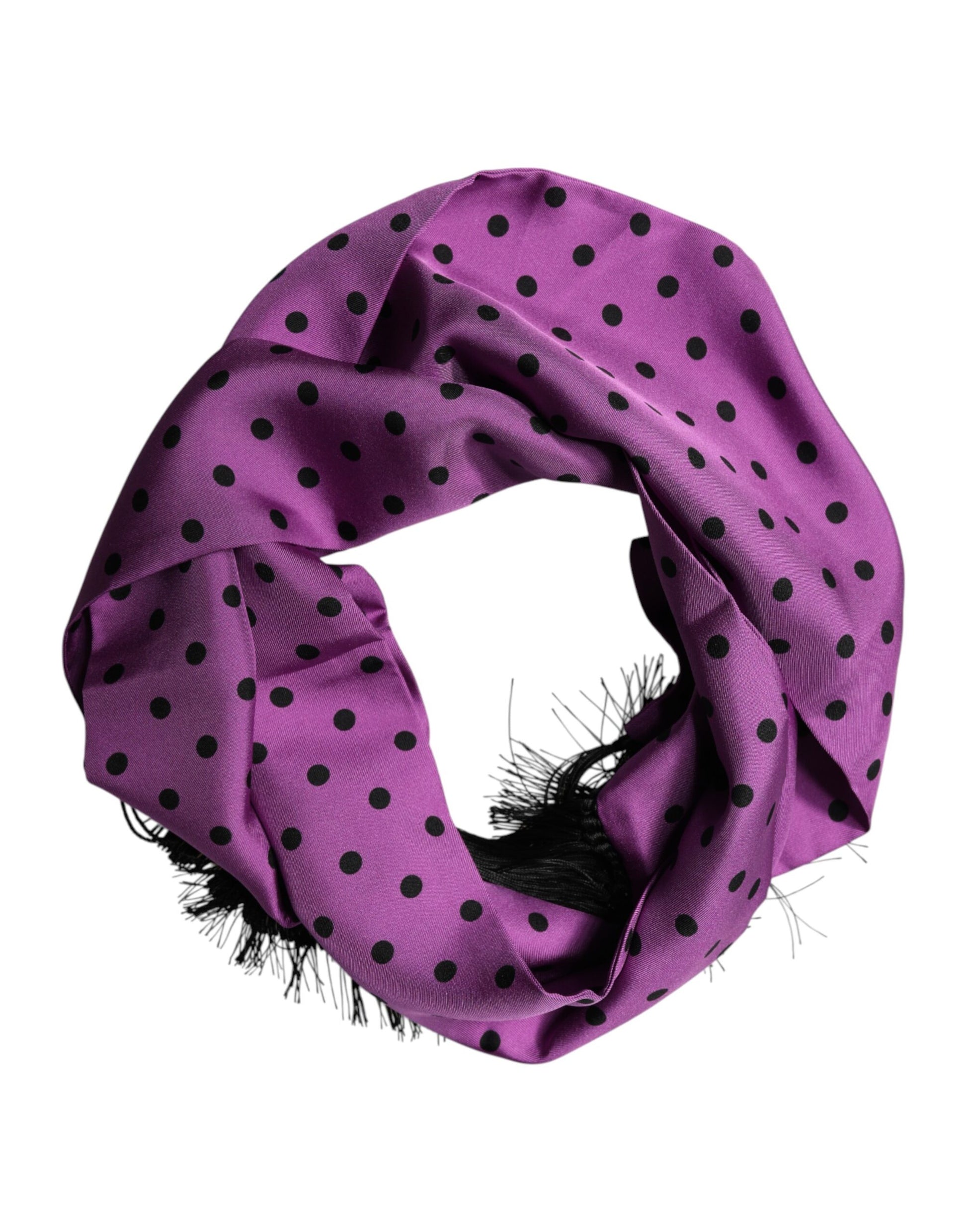 Dolce & Gabbana Purple Scarf for Men detail view