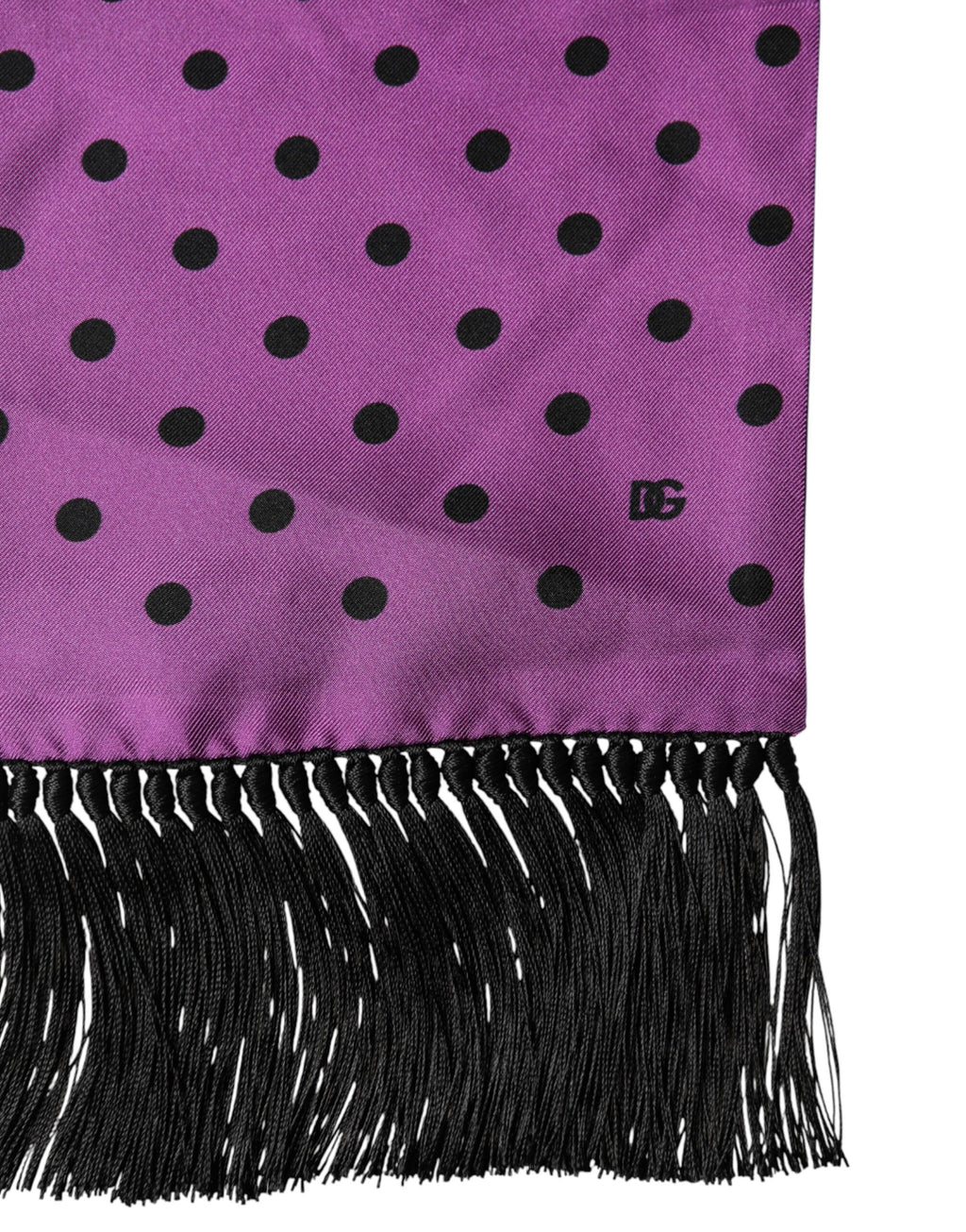 Dolce & Gabbana Purple Scarf for Men side view