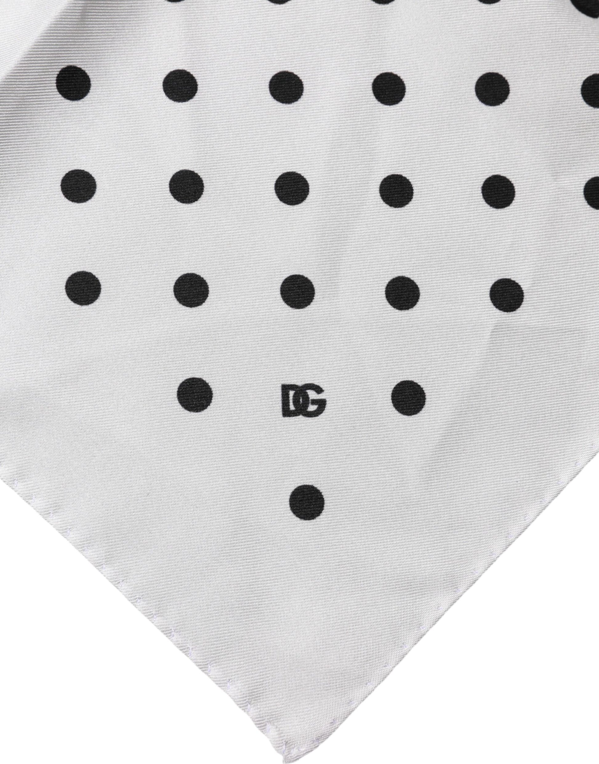 Dolce & Gabbana White Scarf for Men detail view