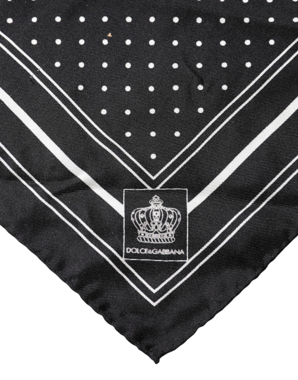 Dolce & Gabbana Black Scarf for Men detail view
