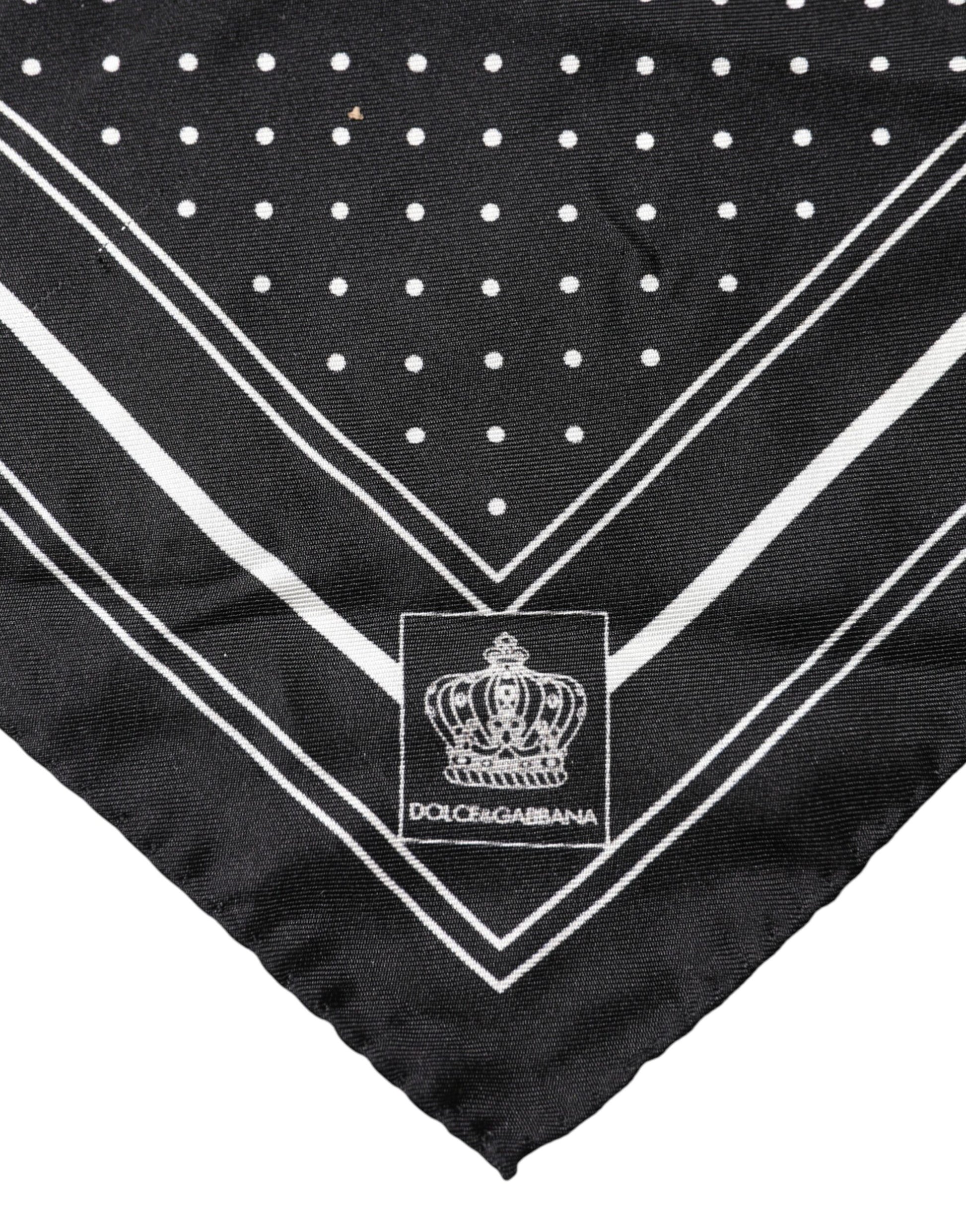 Dolce & Gabbana Black Scarf for Men detail view