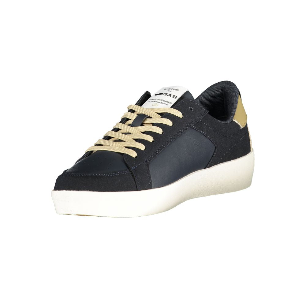Baskets bleues en polyuréthane pour hommes
