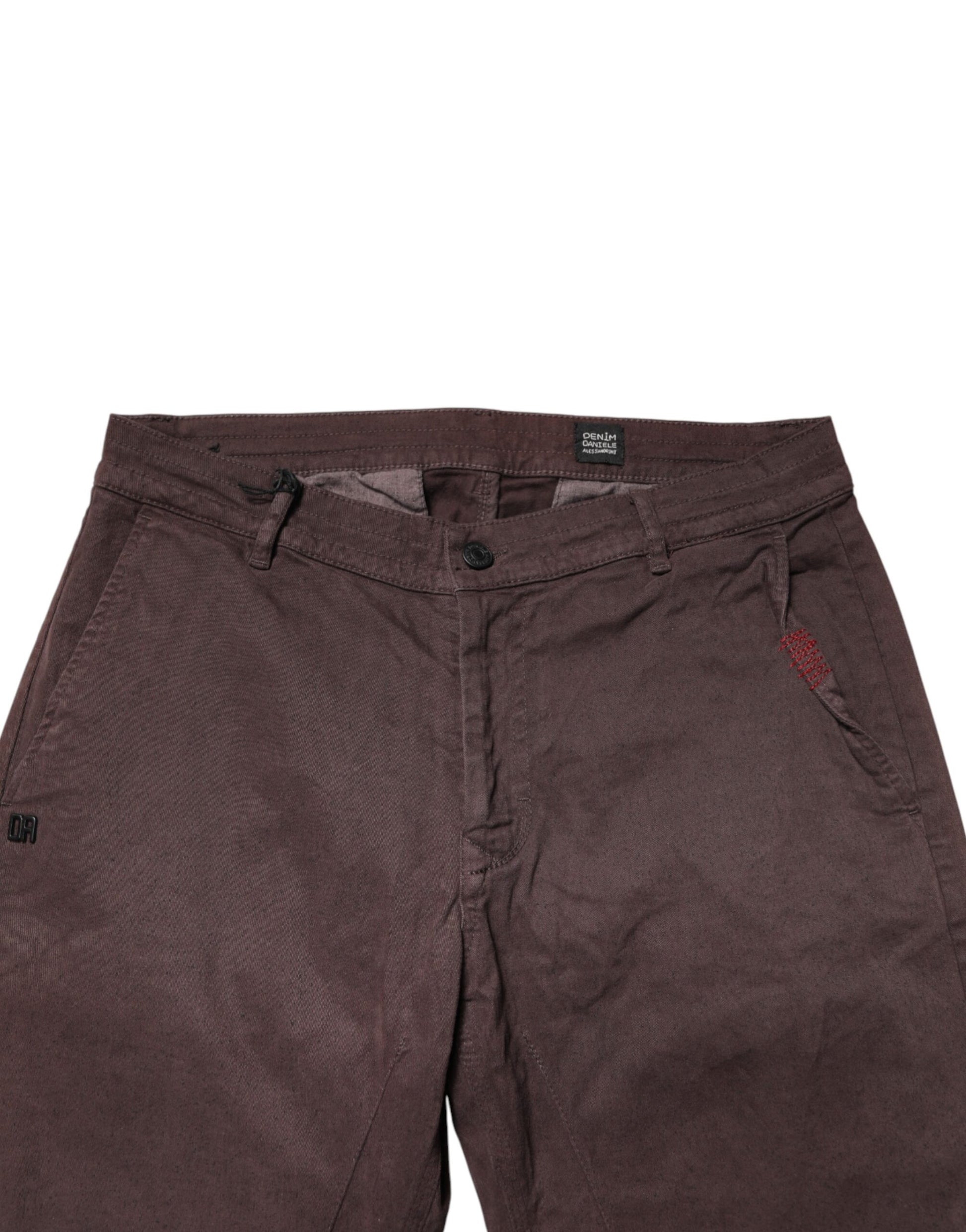 Daniele Alessandrini Brown Skinny Jeans for Men additional view