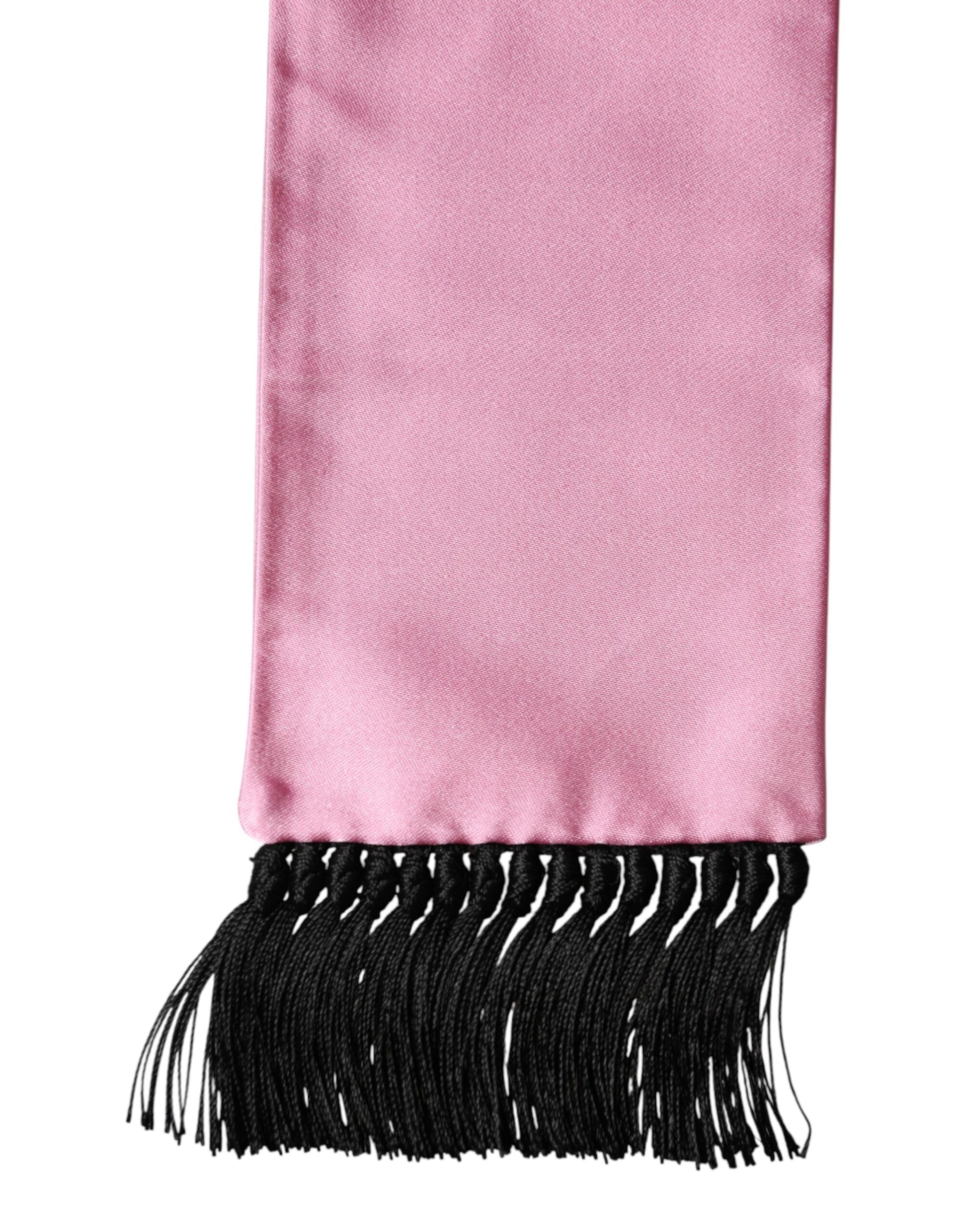 Dolce & Gabbana Pink Scarf for Men detail view