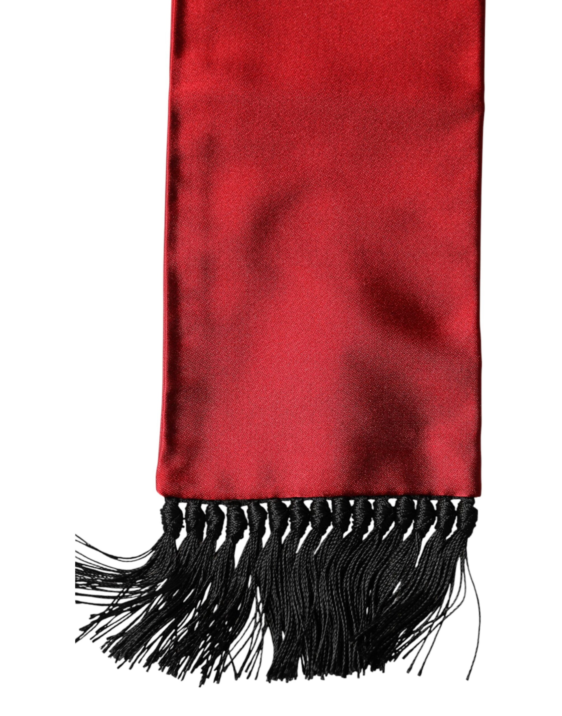 Dolce & Gabbana Red Scarf for Men detail view