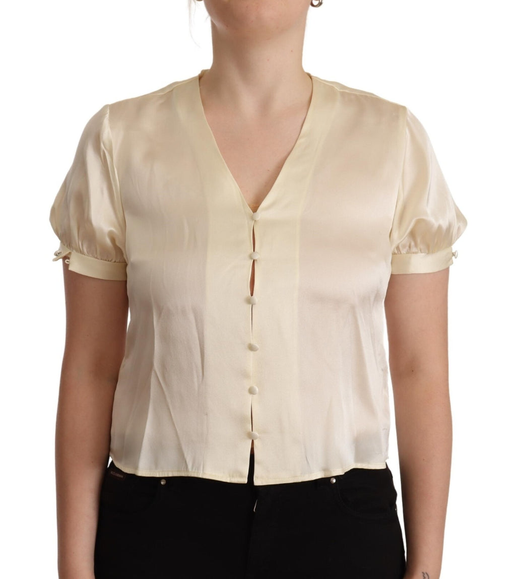 L'Autre Chose White Blouse for Women alternate view