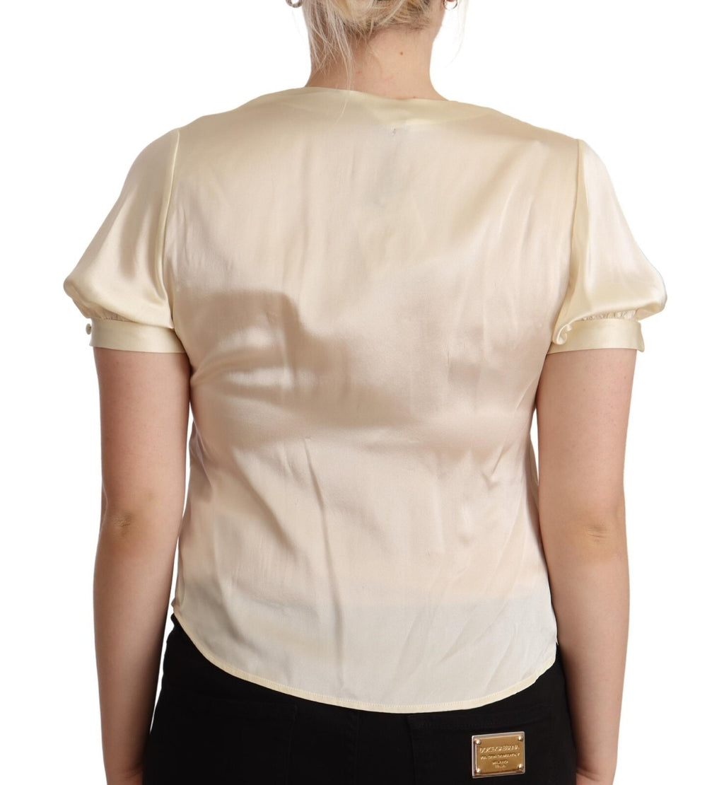L'Autre Chose White Blouse for Women detail view