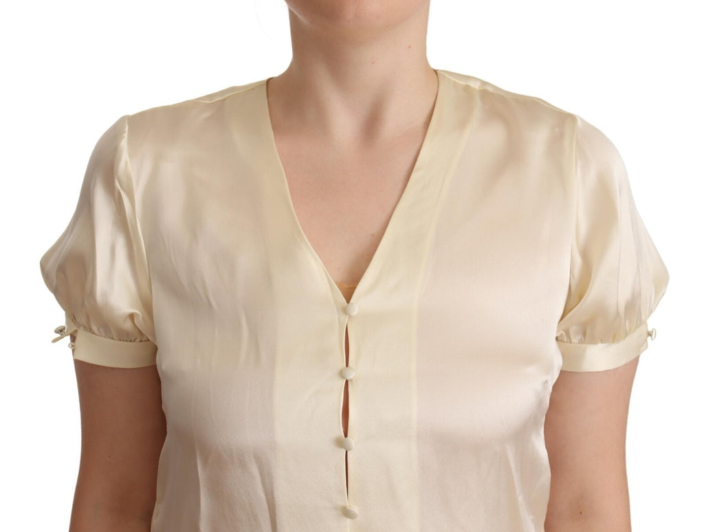 L'Autre Chose White Blouse for Women side view