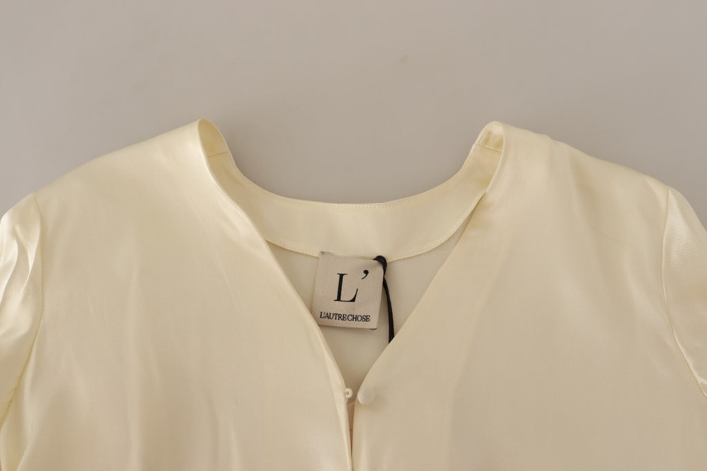 L'Autre Chose White Blouse for Women additional view