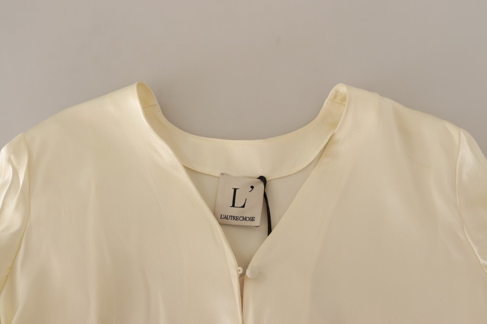 L'Autre Chose White Blouse for Women additional view