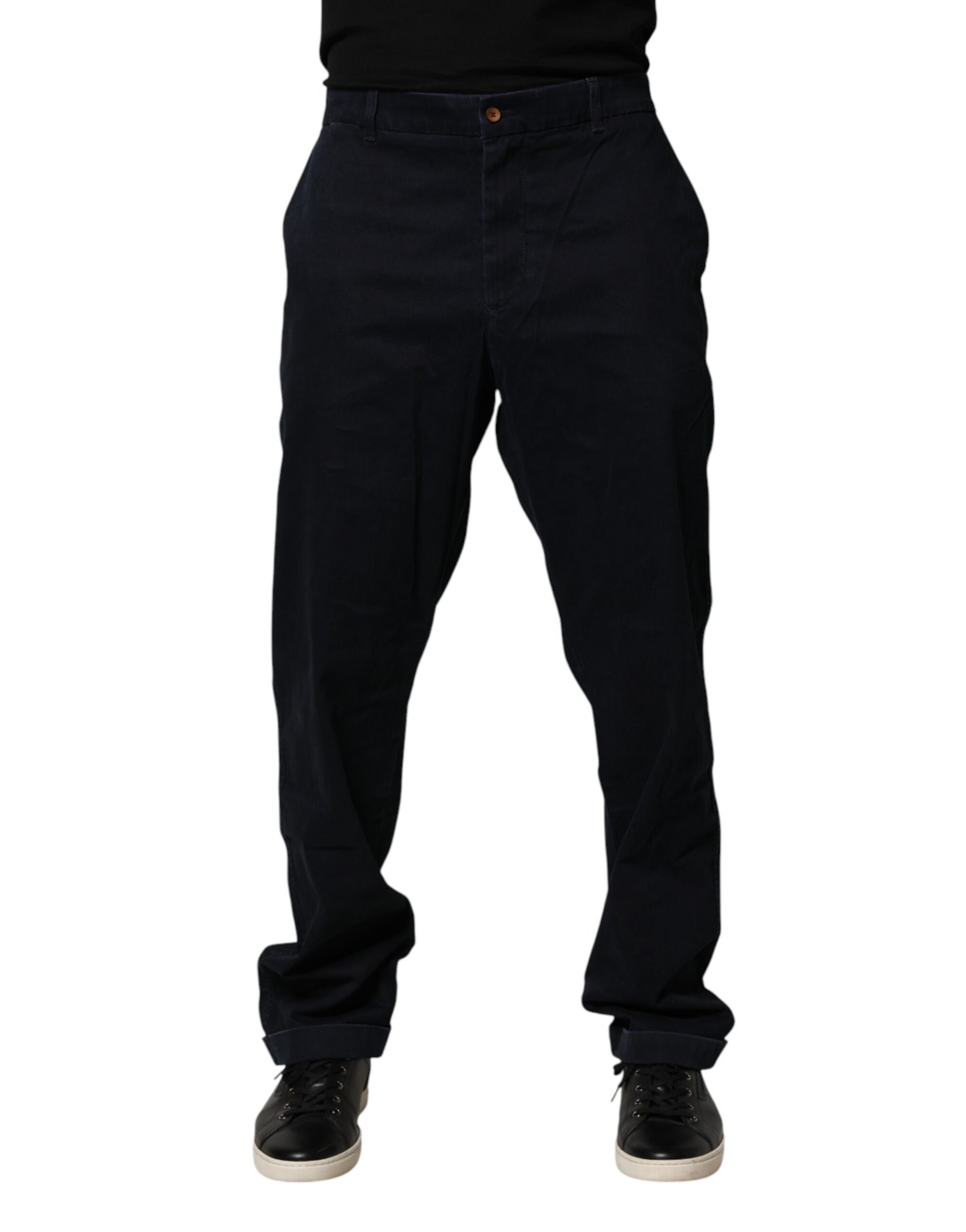 Harmont & Blaine Black Mid Waist Skinny Denim Trouser Jeans
