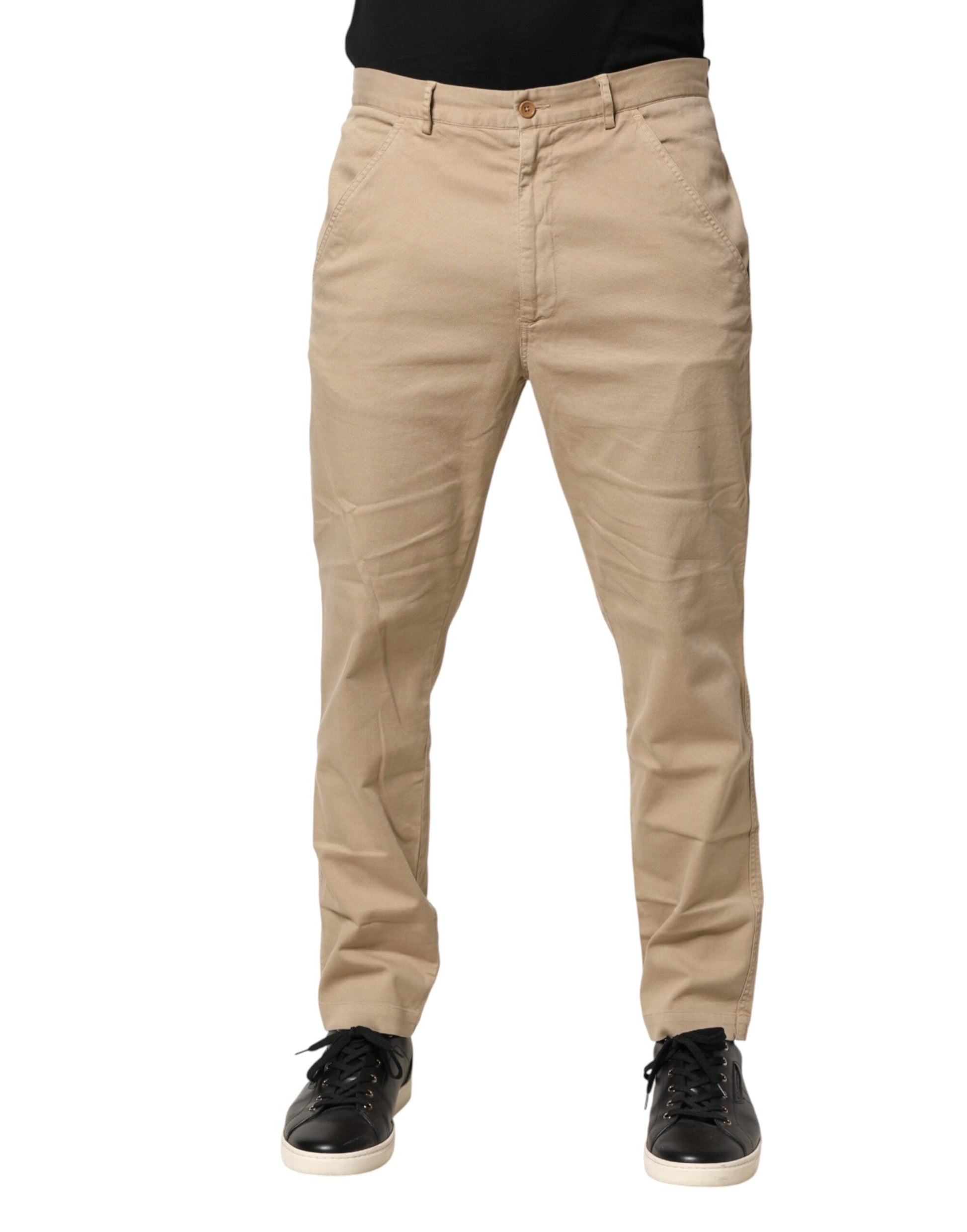Daniele Alessandrini Beige Casual Pants for Men alternate view