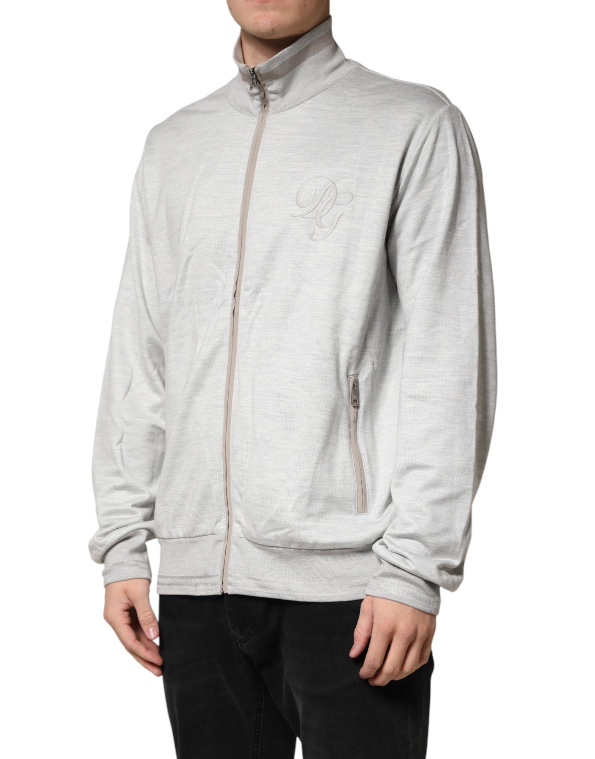 Dolce & Gabbana Grey Cardigan for Men detail view