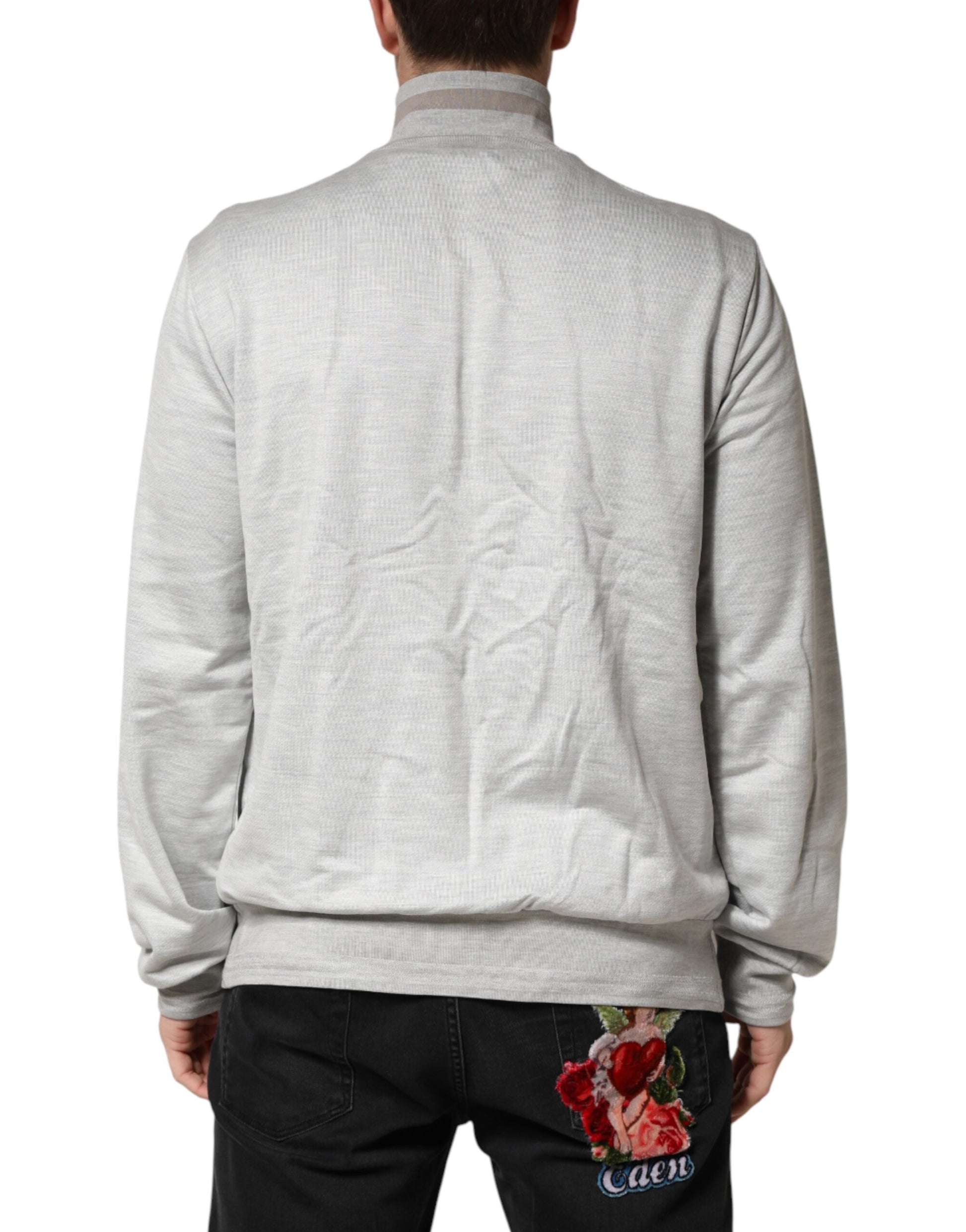 Dolce & Gabbana Grey Cardigan for Men side view