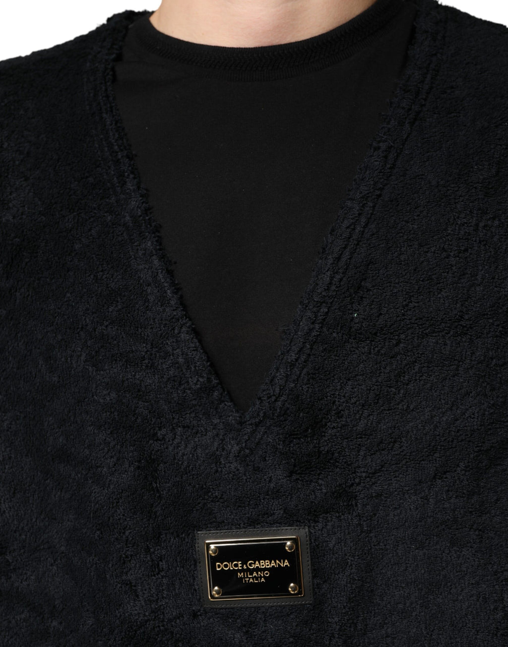 Dolce & Gabbana Black Long Sleeve T-Shirt for Men additional view