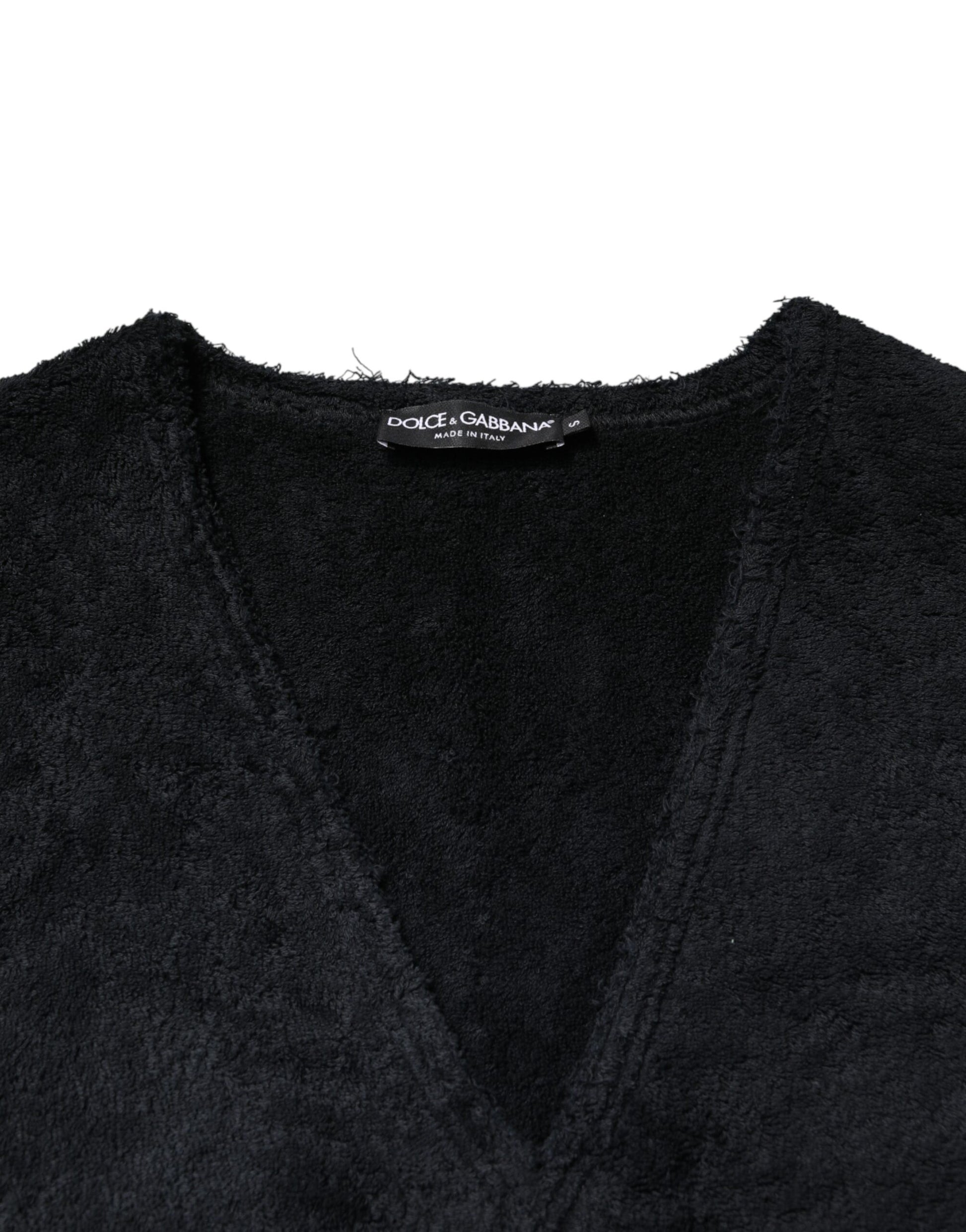 Dolce & Gabbana Black Long Sleeve T-Shirt for Men additional view