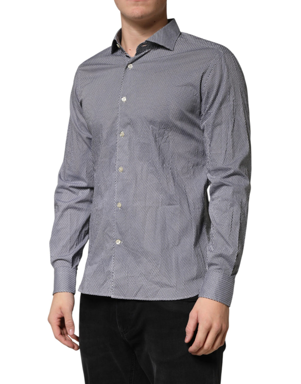 Domenico Tagliente Grey Dress Shirt for Men alternate view