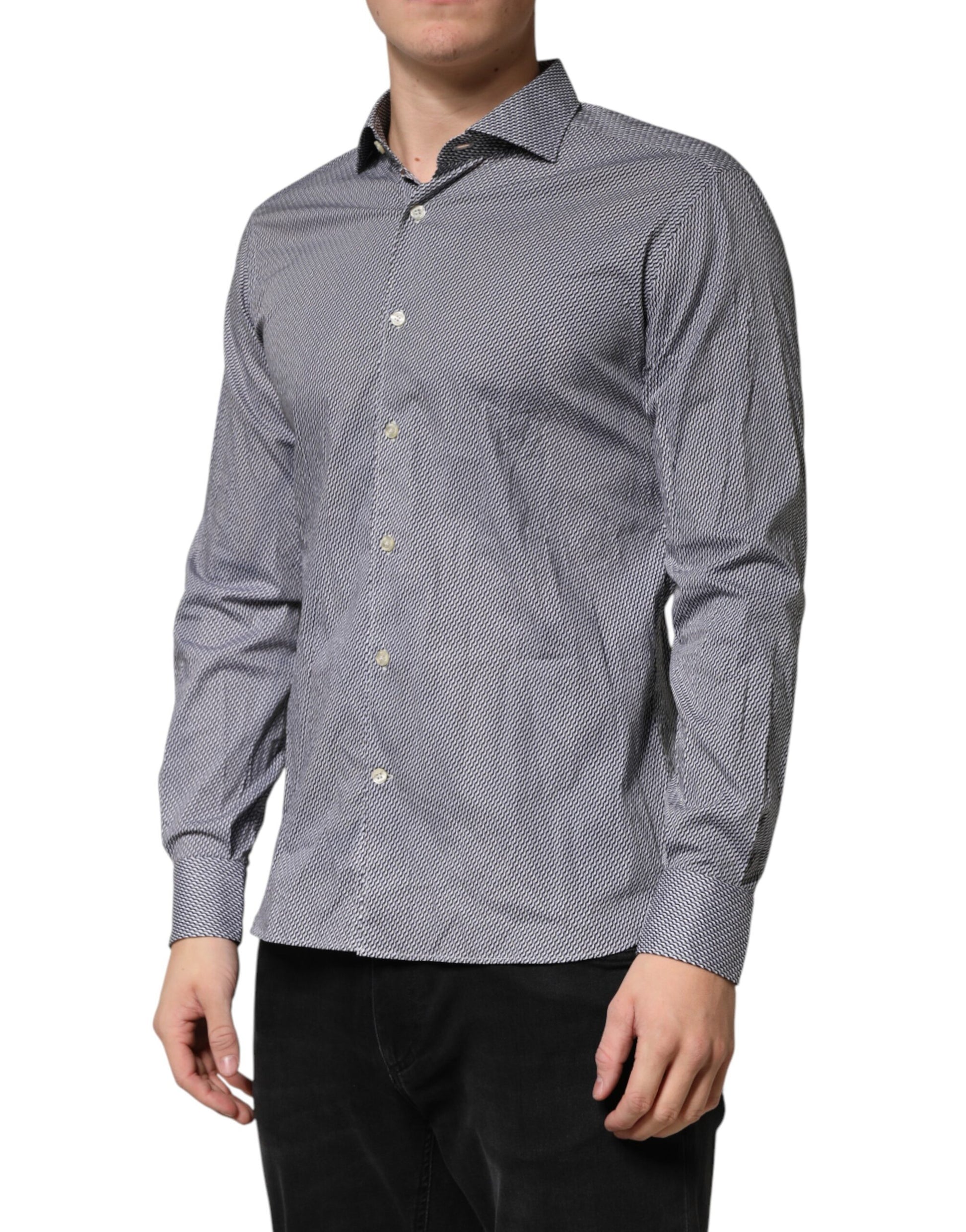 Domenico Tagliente Grey Dress Shirt for Men alternate view