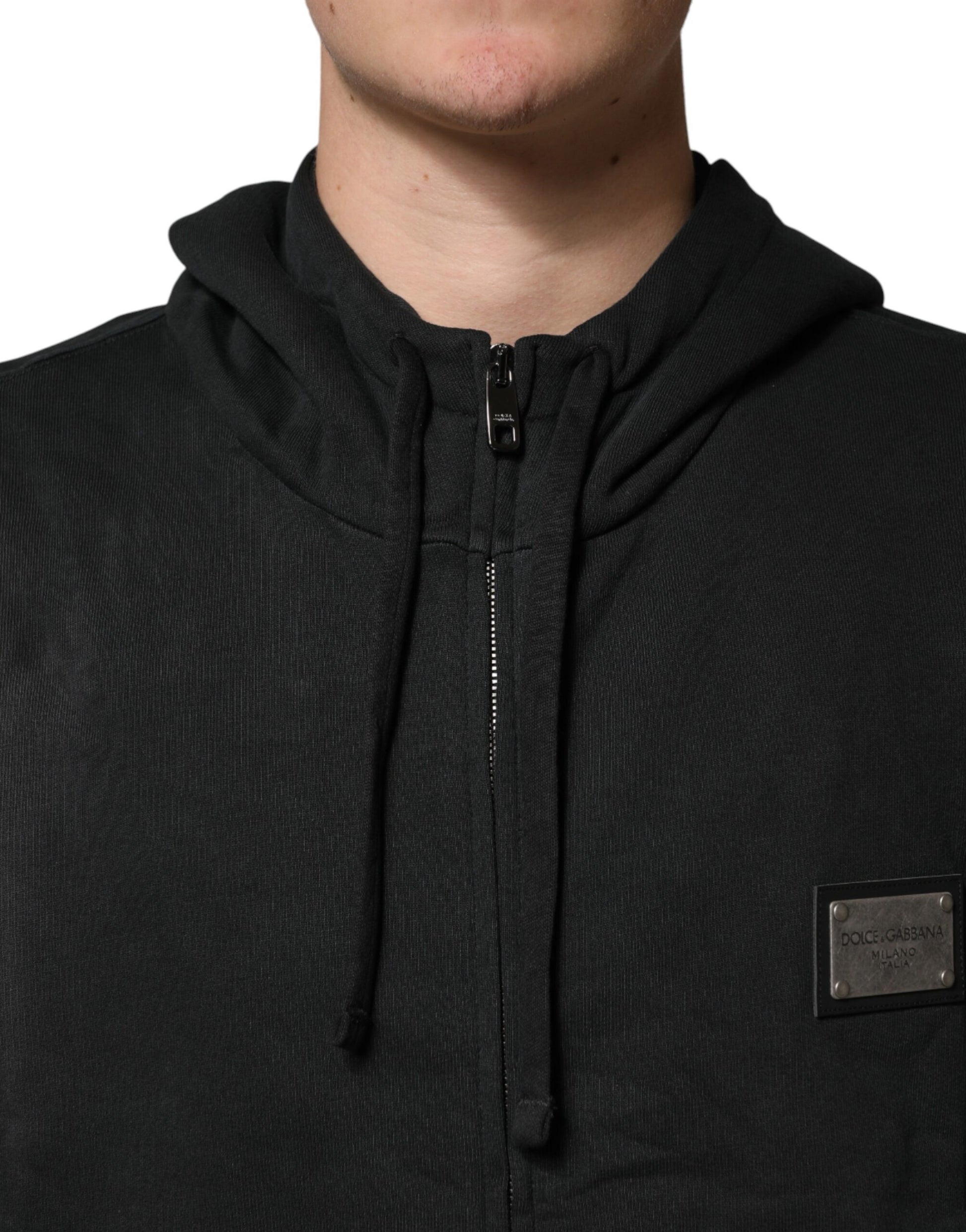 Dolce & Gabbana Black Hoodie for Men additional view
