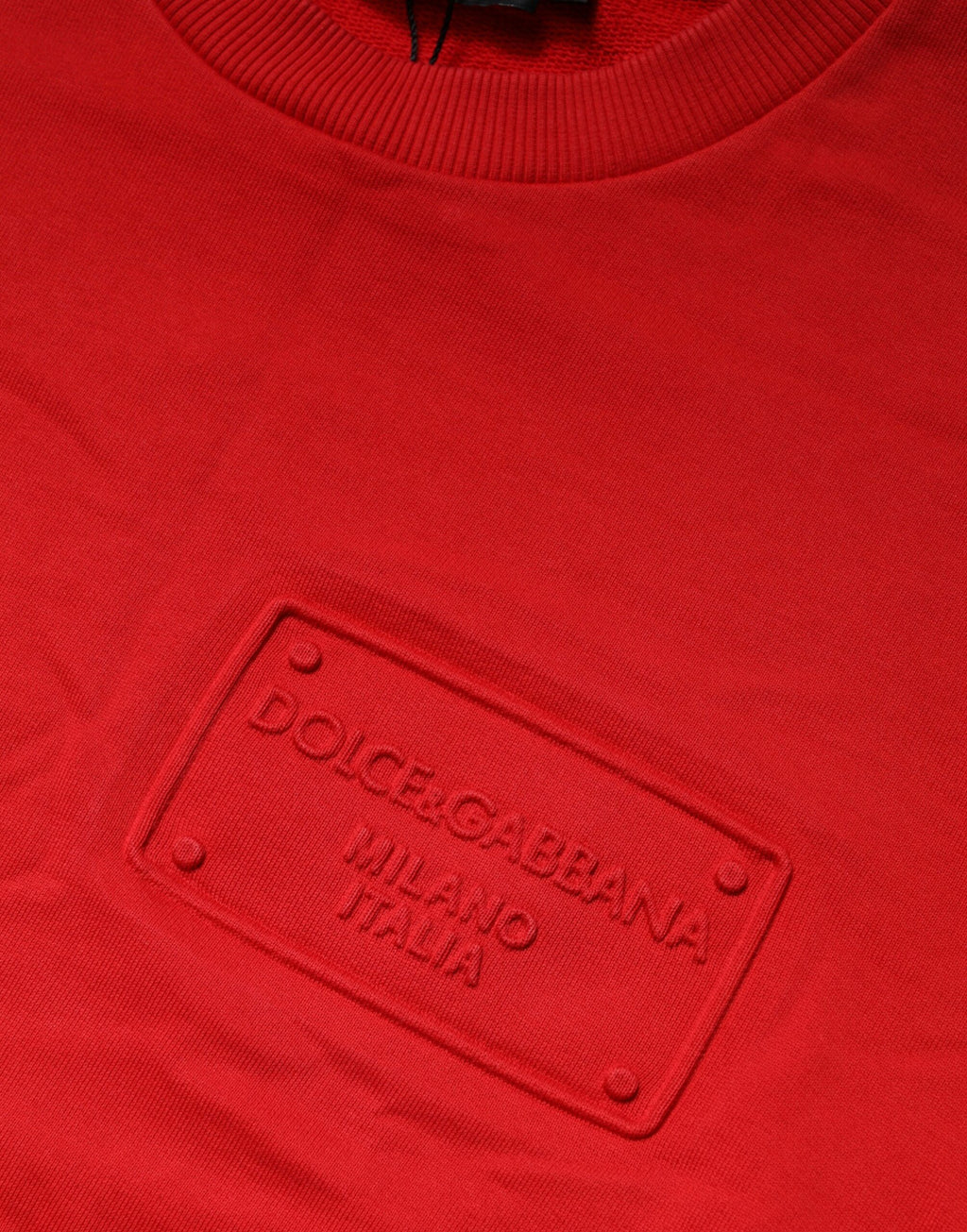 Dolce & Gabbana Red Long Sleeve T-Shirt for Men additional view