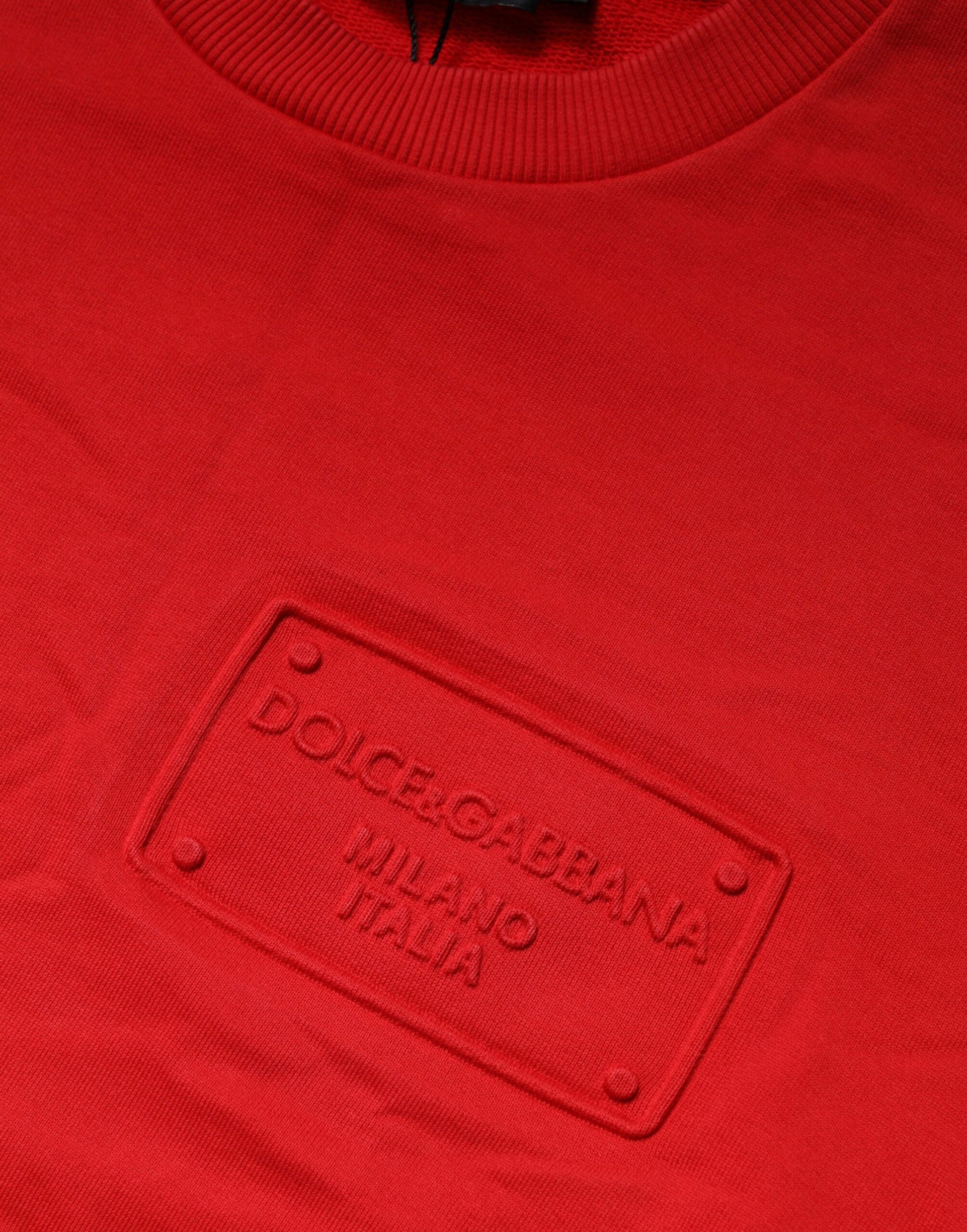 Dolce & Gabbana Red Long Sleeve T-Shirt for Men additional view