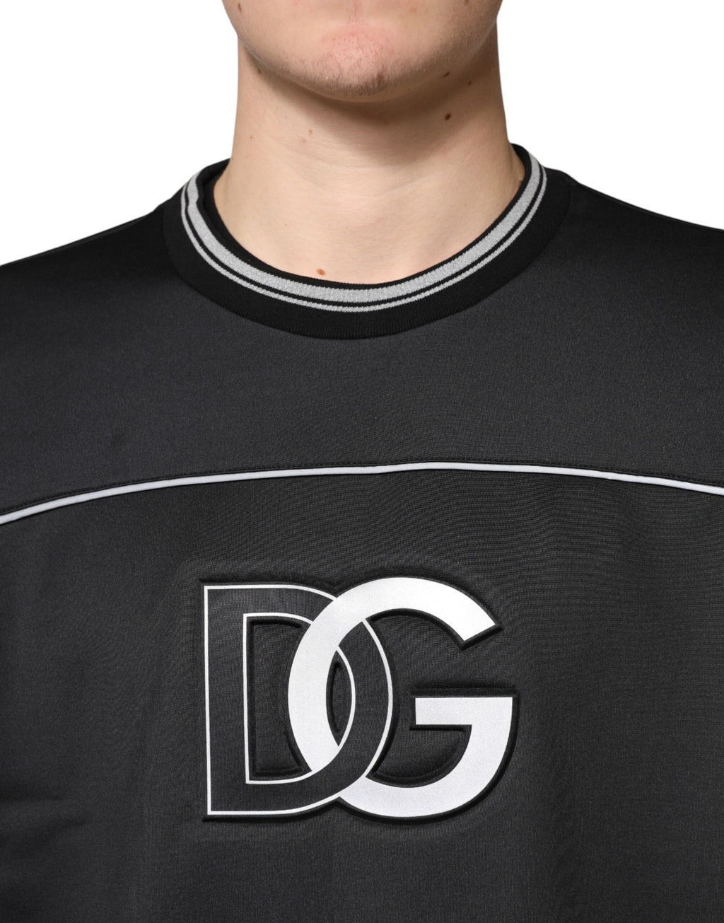 Dolce & Gabbana Black Long Sleeve T-Shirt for Men additional view