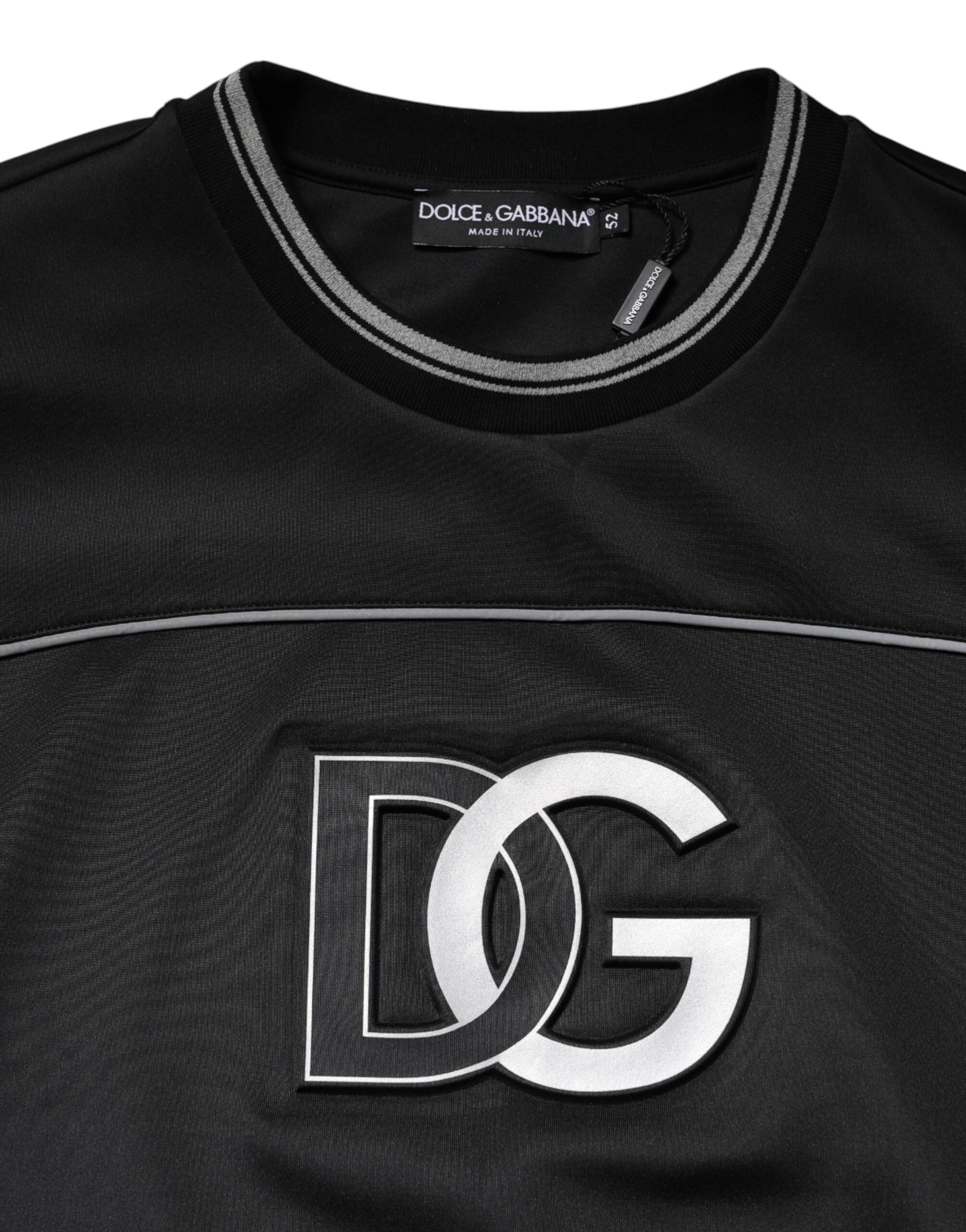 Dolce & Gabbana Black Long Sleeve T-Shirt for Men additional view