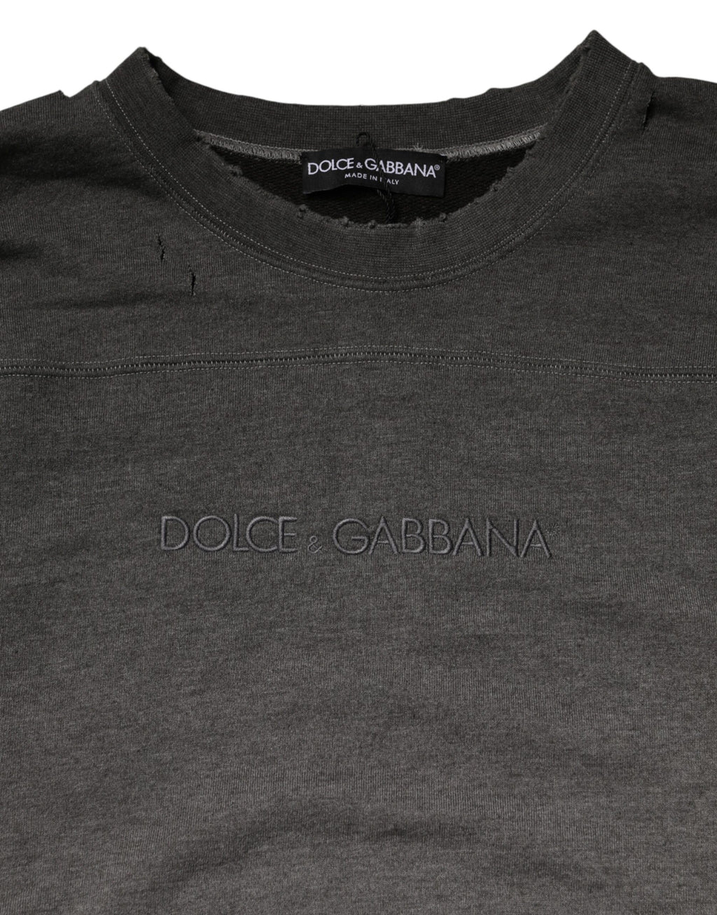 Dolce & Gabbana Grey Long Sleeve T-Shirt for Men additional view