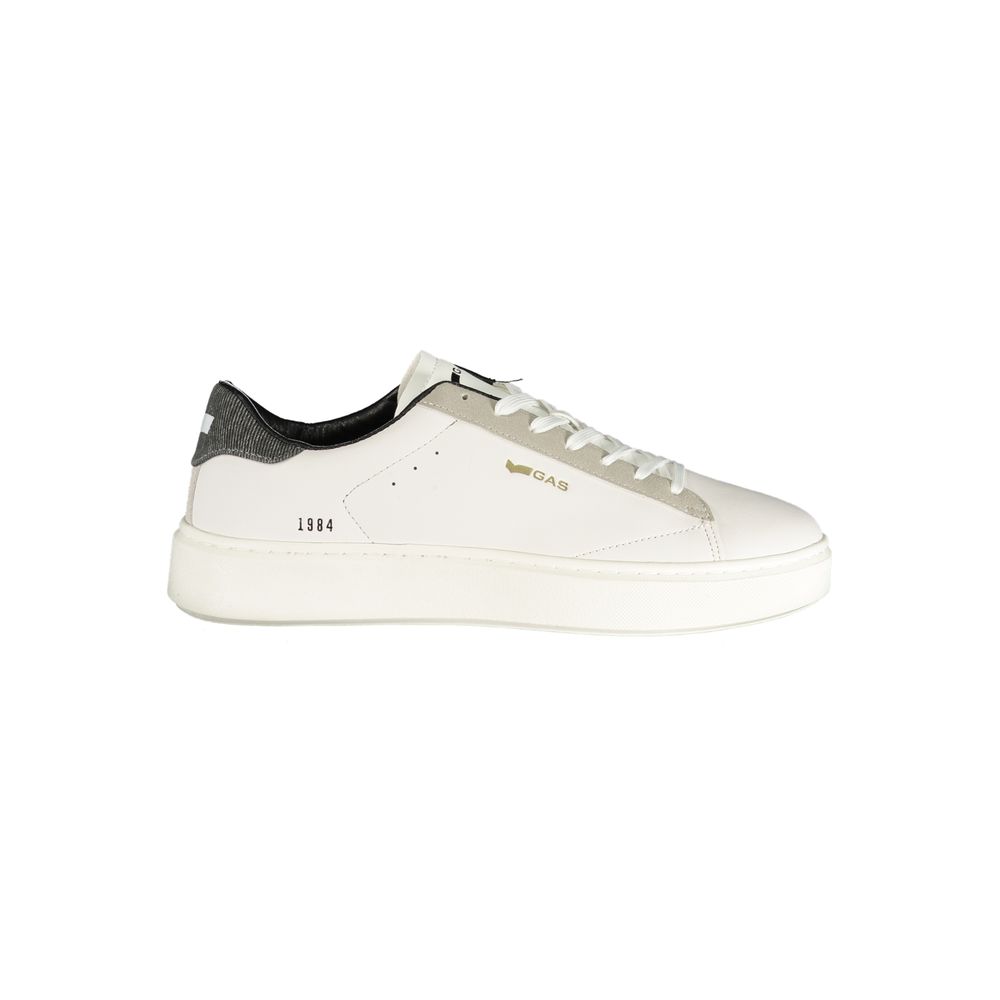 Gas Bianco Polyurethane Men Sneaker