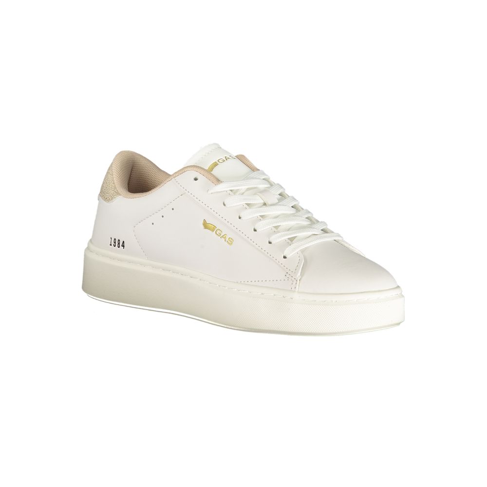 Gas Bianco Polyurethane Women Sneaker
